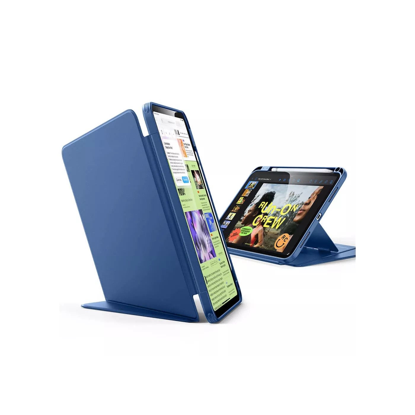 ESR Flip iPad 11Gen/10.9 Hybrid Pencil Holder Case - Blue