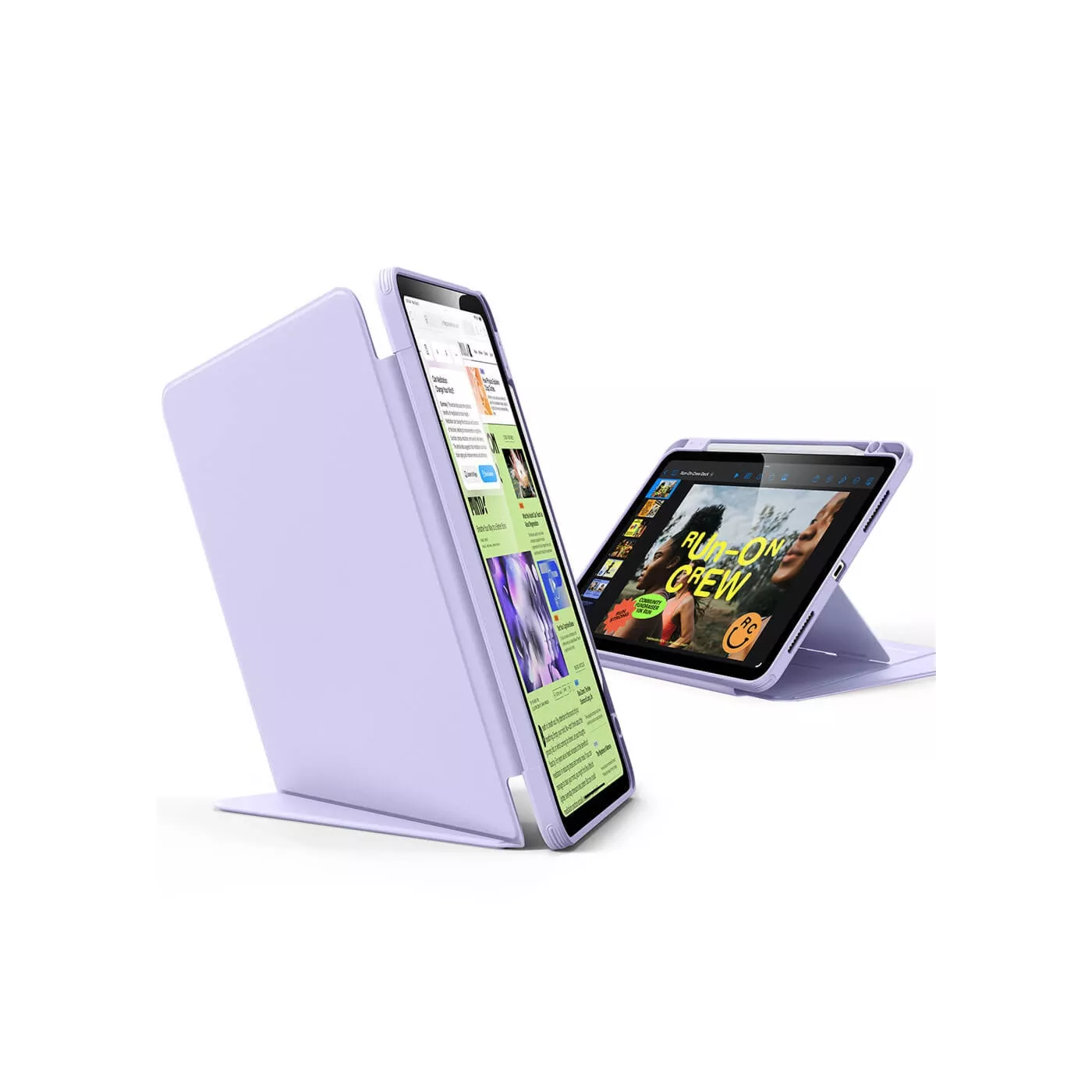 ESR Flip Magnetic Case with Pencil Holder for 11-inch iPad Air Purple