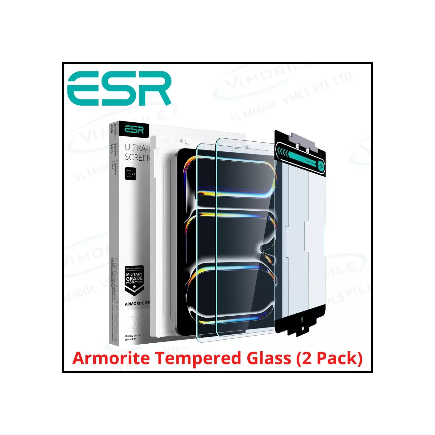 ESR Armorite Screen Protector for iPad 11 (A16)- 2 Pack