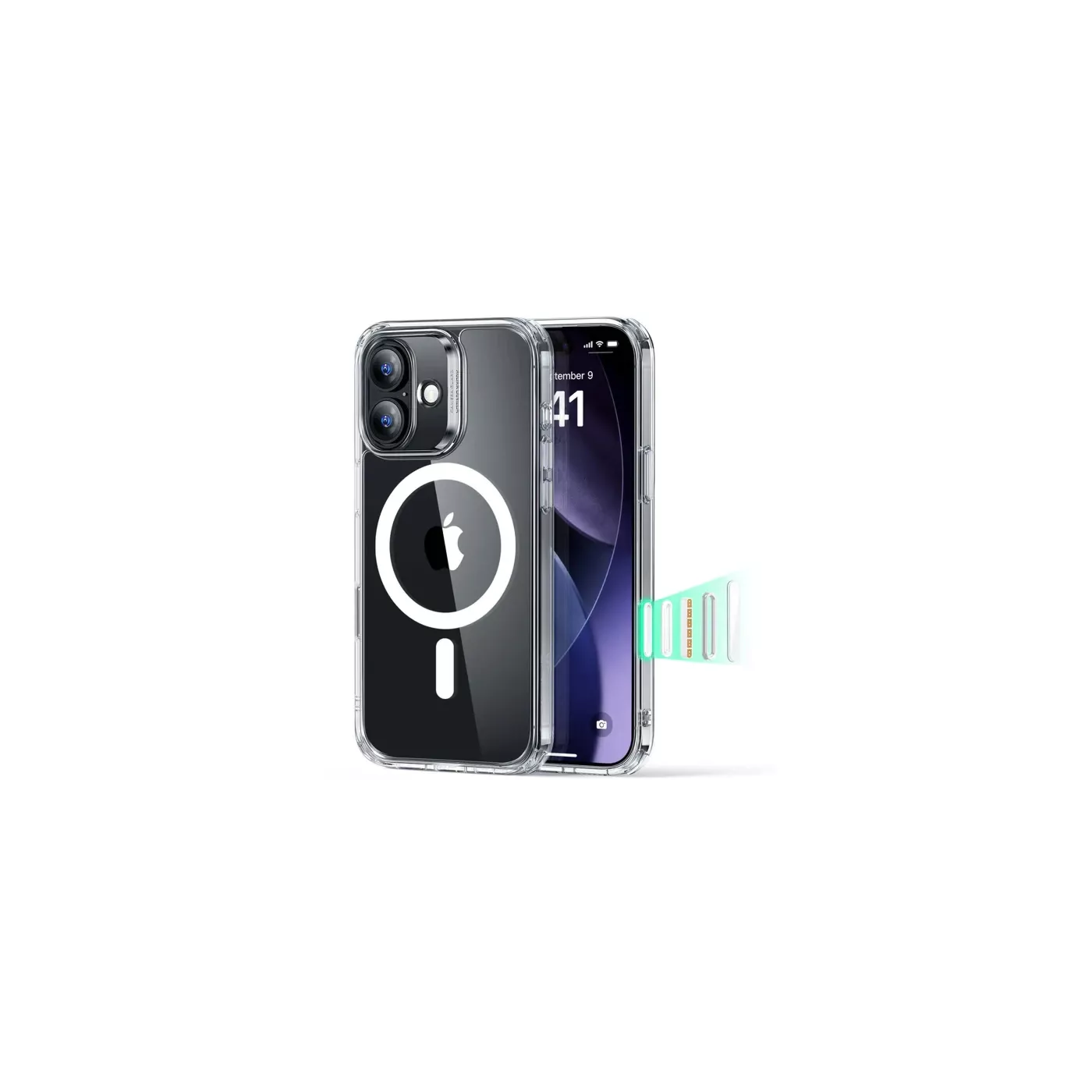ESR Classic Hybrid Magnetic Case for iPhone 17 - Clear
