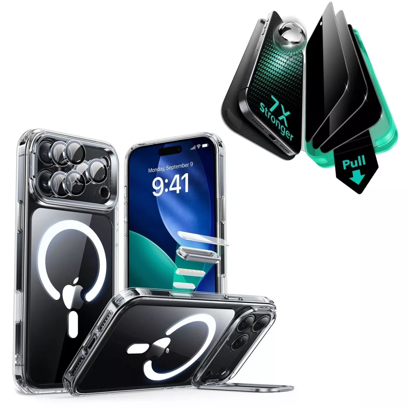 ESR Armorite Privacy S.Protect for iPhone 17 Pro Max - 3 Pack