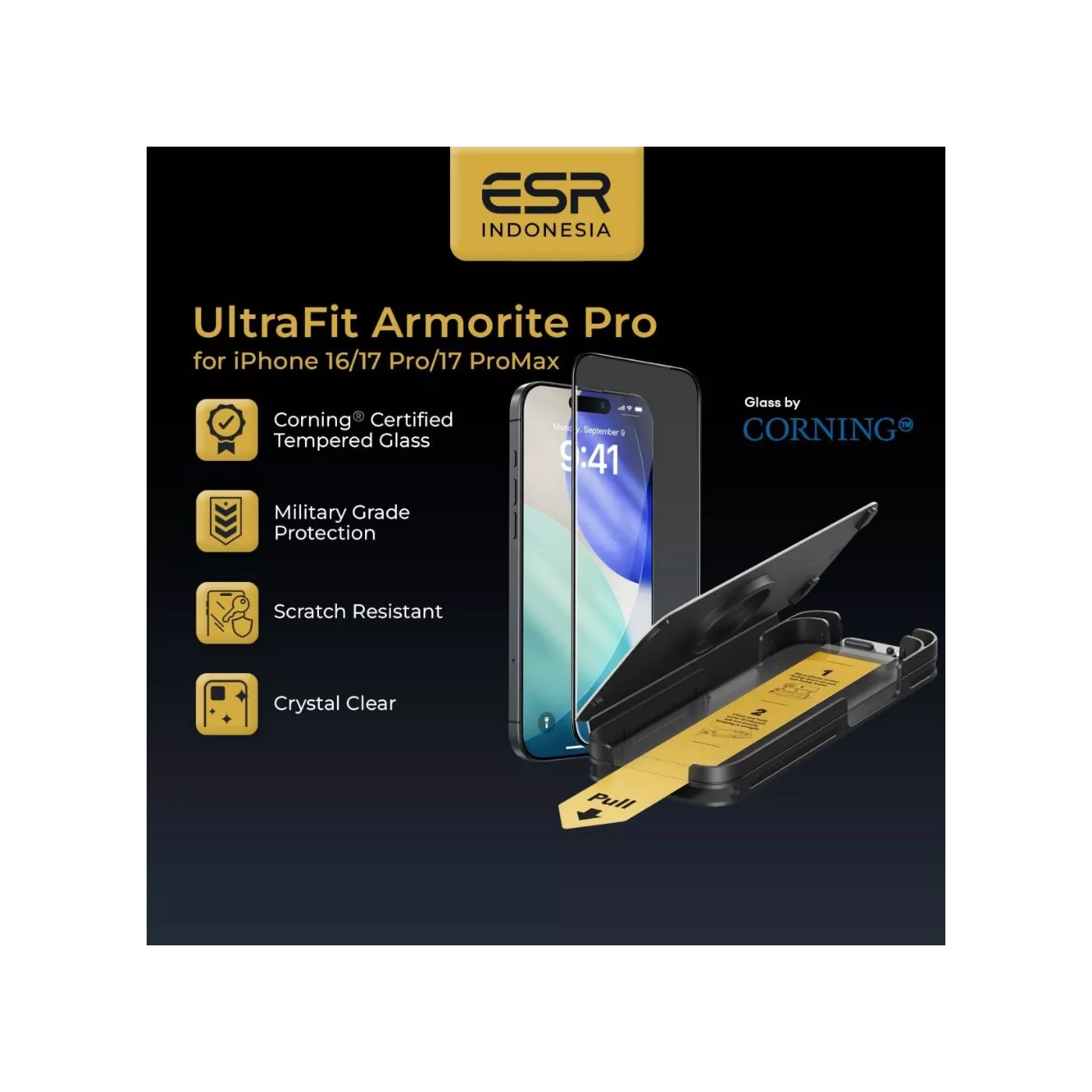 ESR Armorite Pro Screen Protector for iPhone 17 Pro