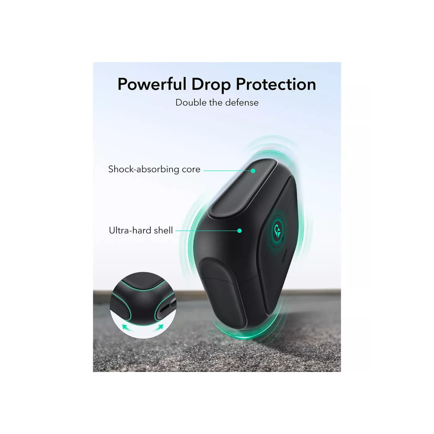ESR Orbit Hybrid Magnetic Case for AirPods Pro 3
