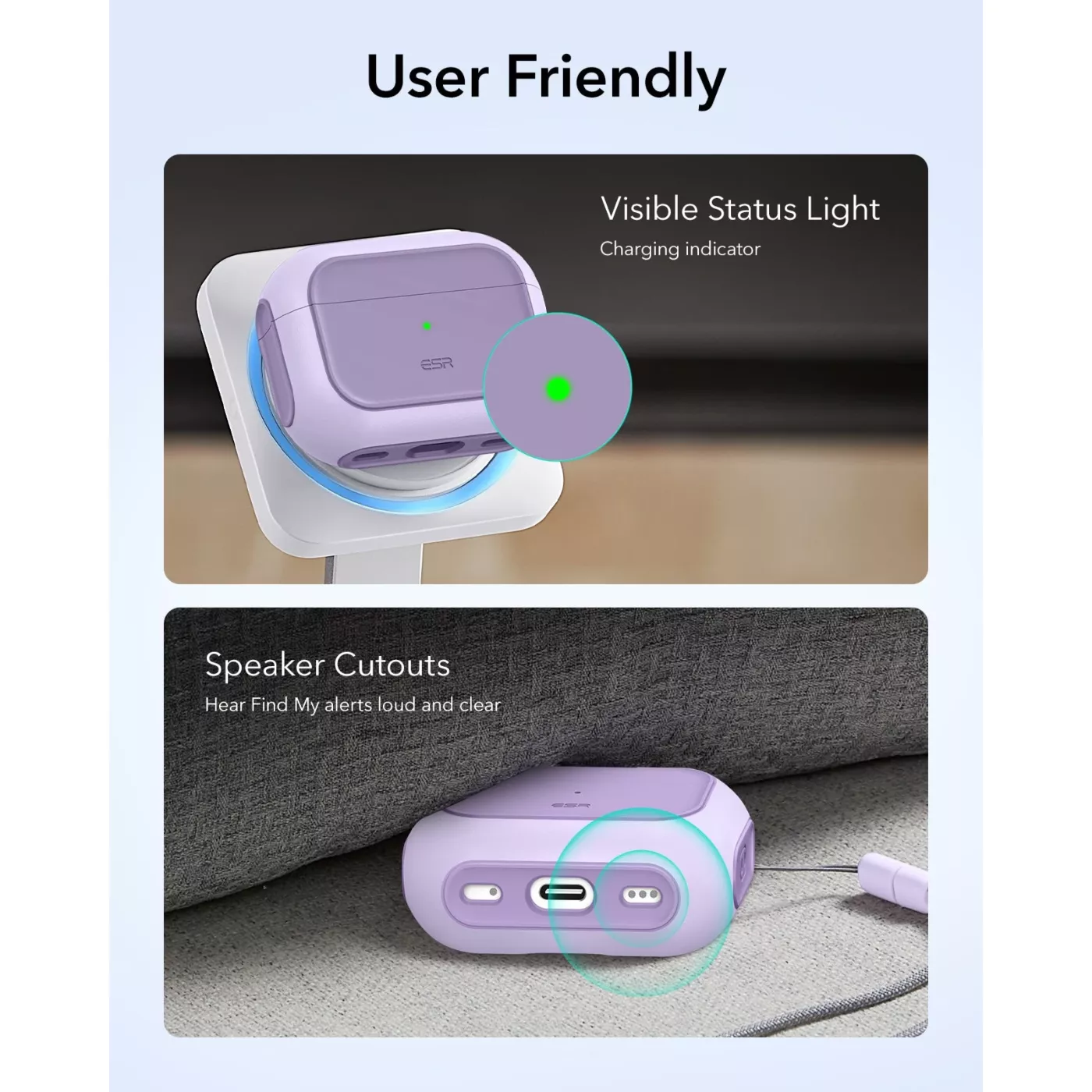 ESR Hybrid Magnetic Case for AirPods Pro 3