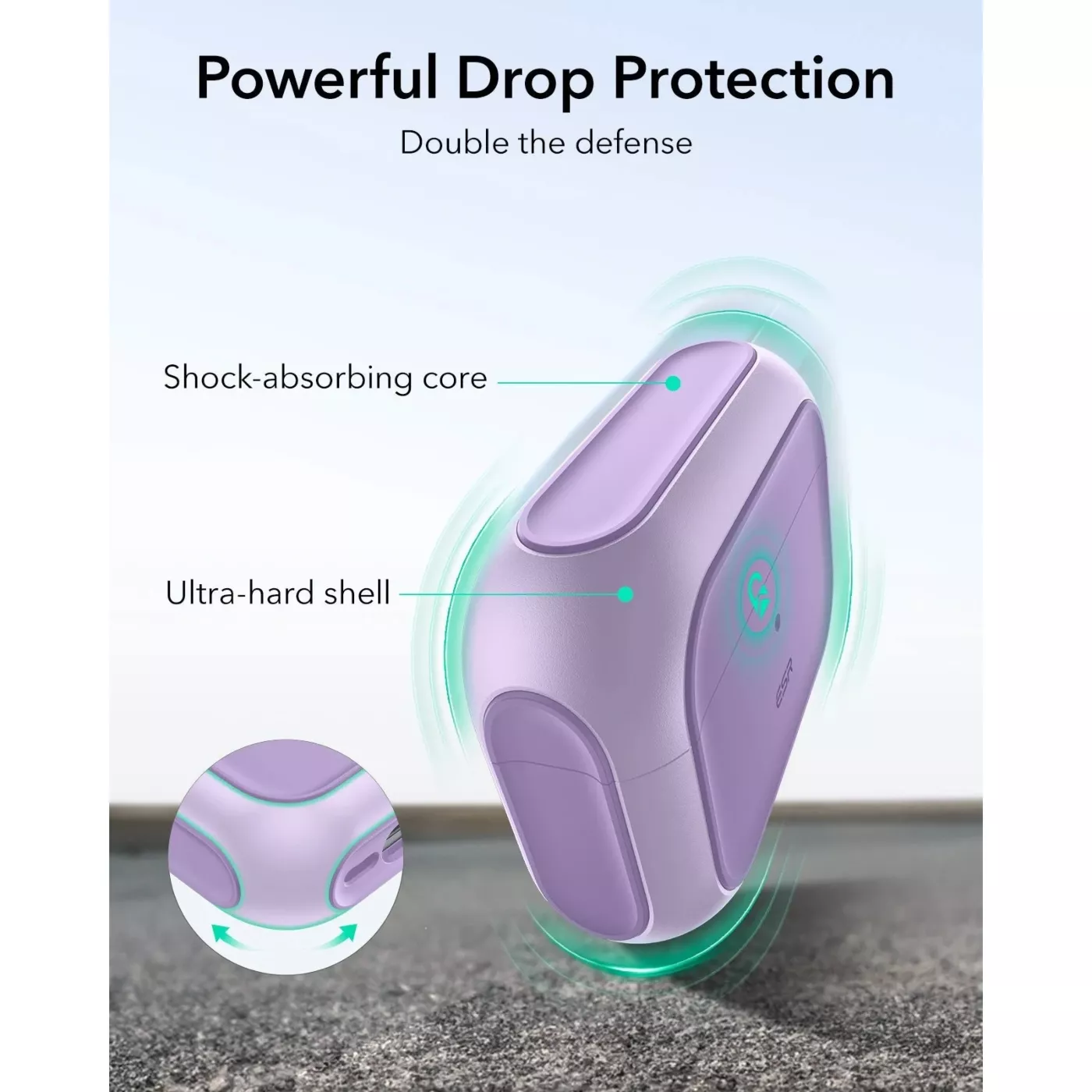 ESR Hybrid Magnetic Case for AirPods Pro 3