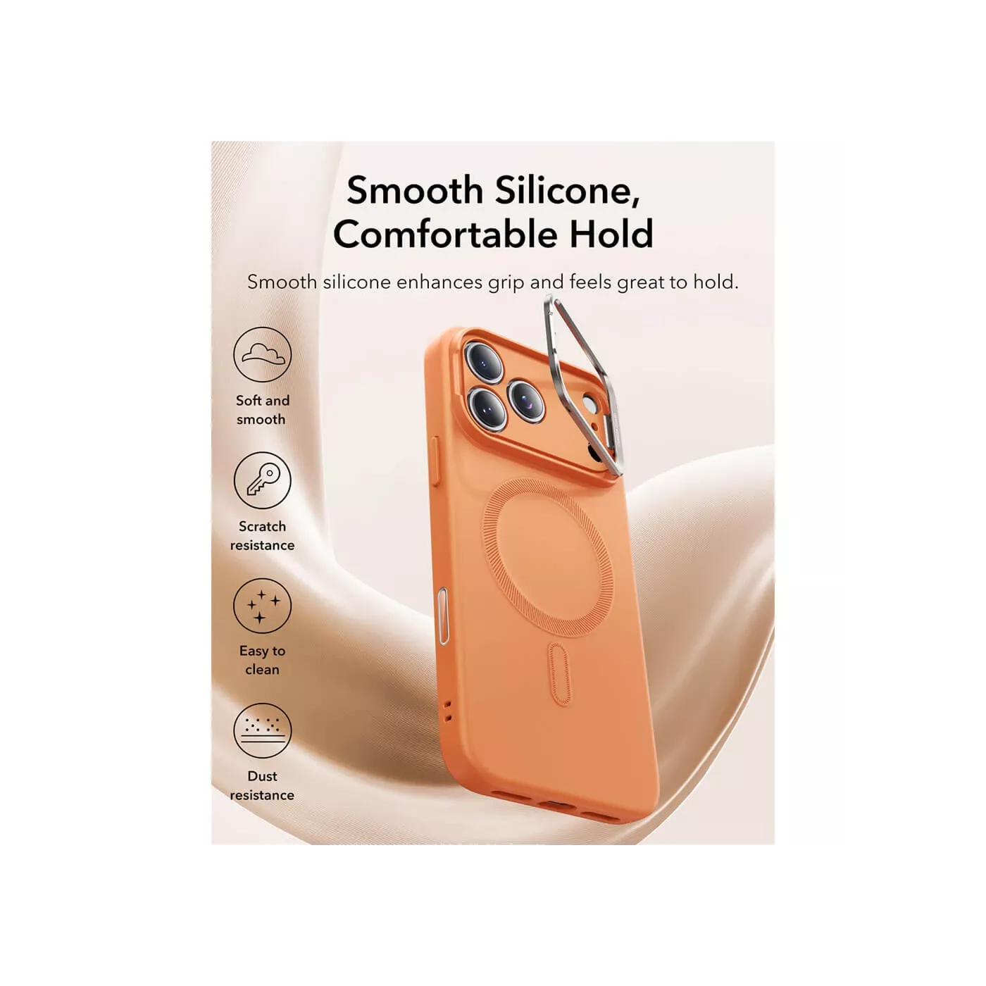 ESR Cloud Soft Magnetic Case for iPhone 17 Pro