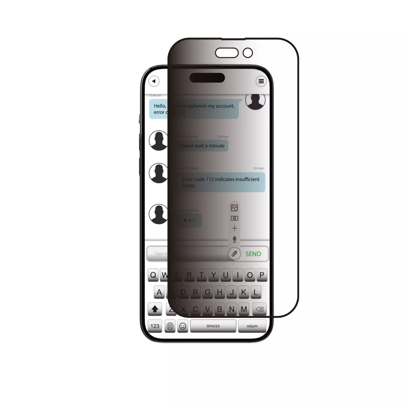 MagEasy Vetro Privacy Tempered Glass Screen Protector for iPhone 17