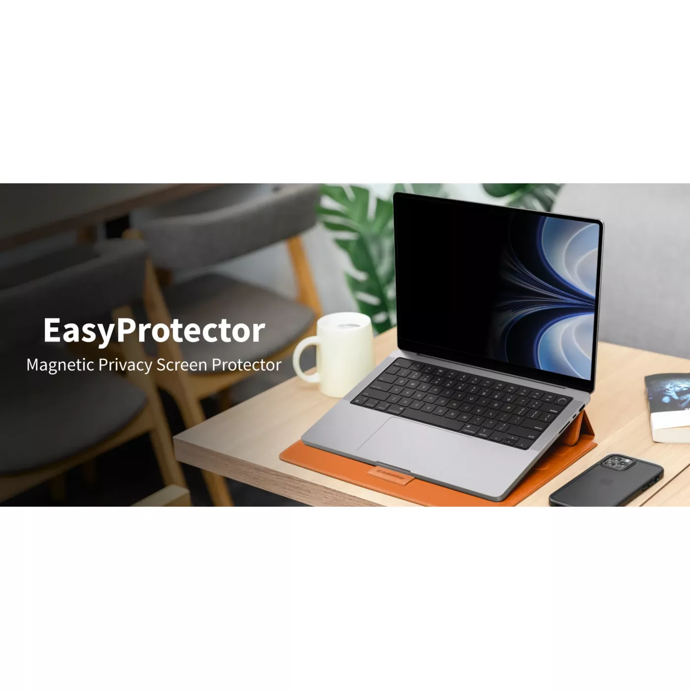 MagEasy Guard Magnetic Screen Protector for MacBook Neo - Privacy