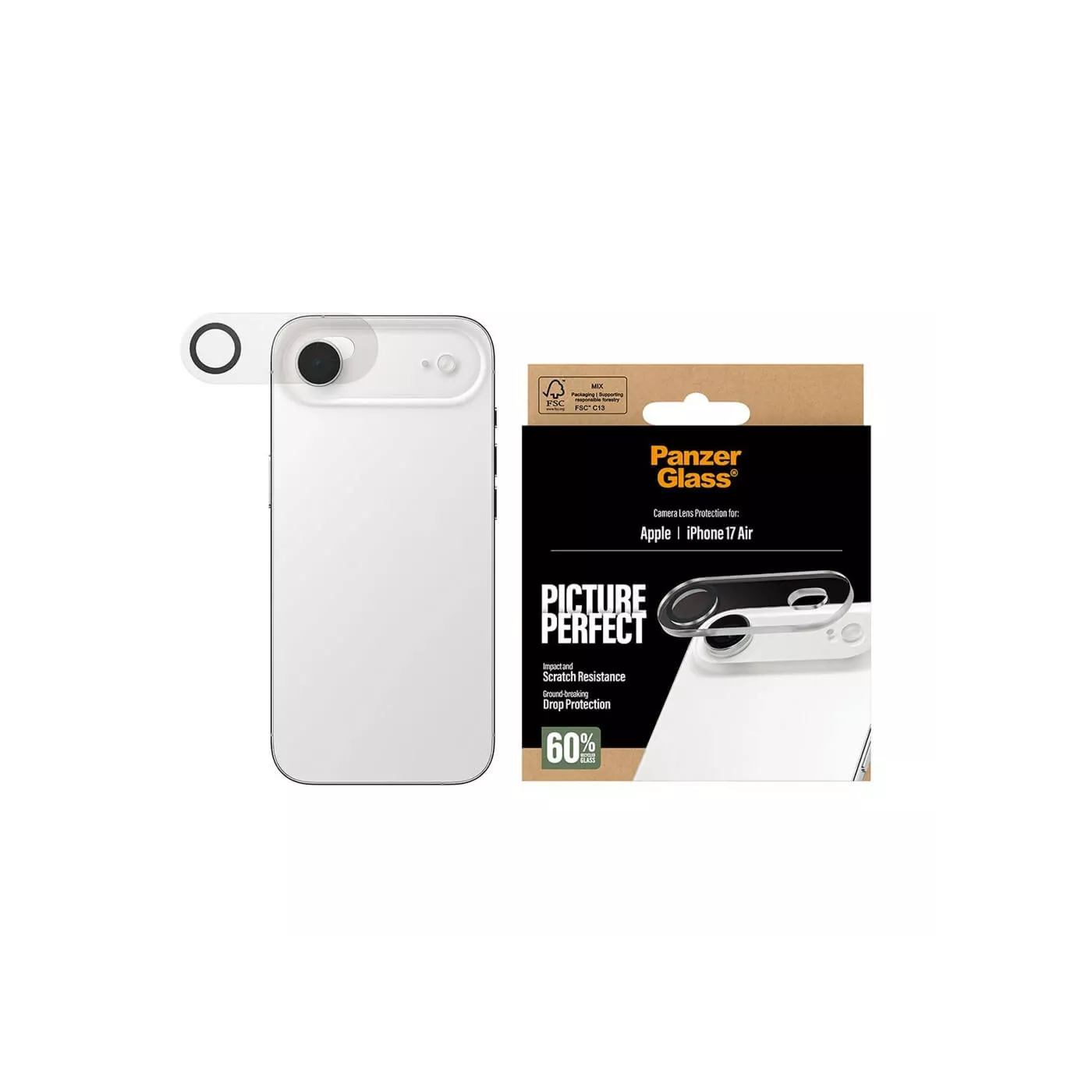 PanzerGlass Lens Protector for iPhone Air - Clear Plate