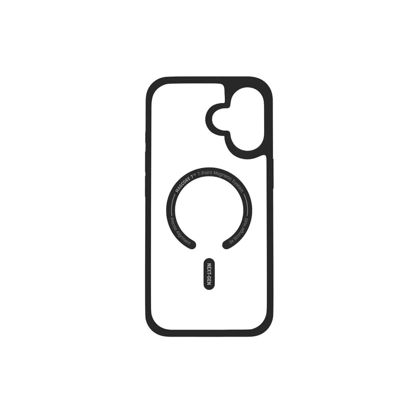 Hyphen Rift Impact MagSafe Frame Case for iPhone 17
