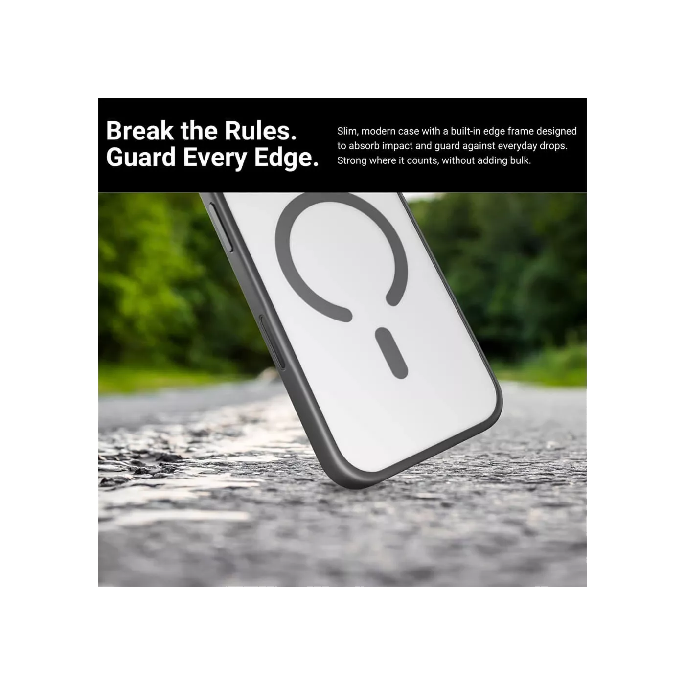Hyphen Rift Impact MagSafe Frame Case for iPhone 17