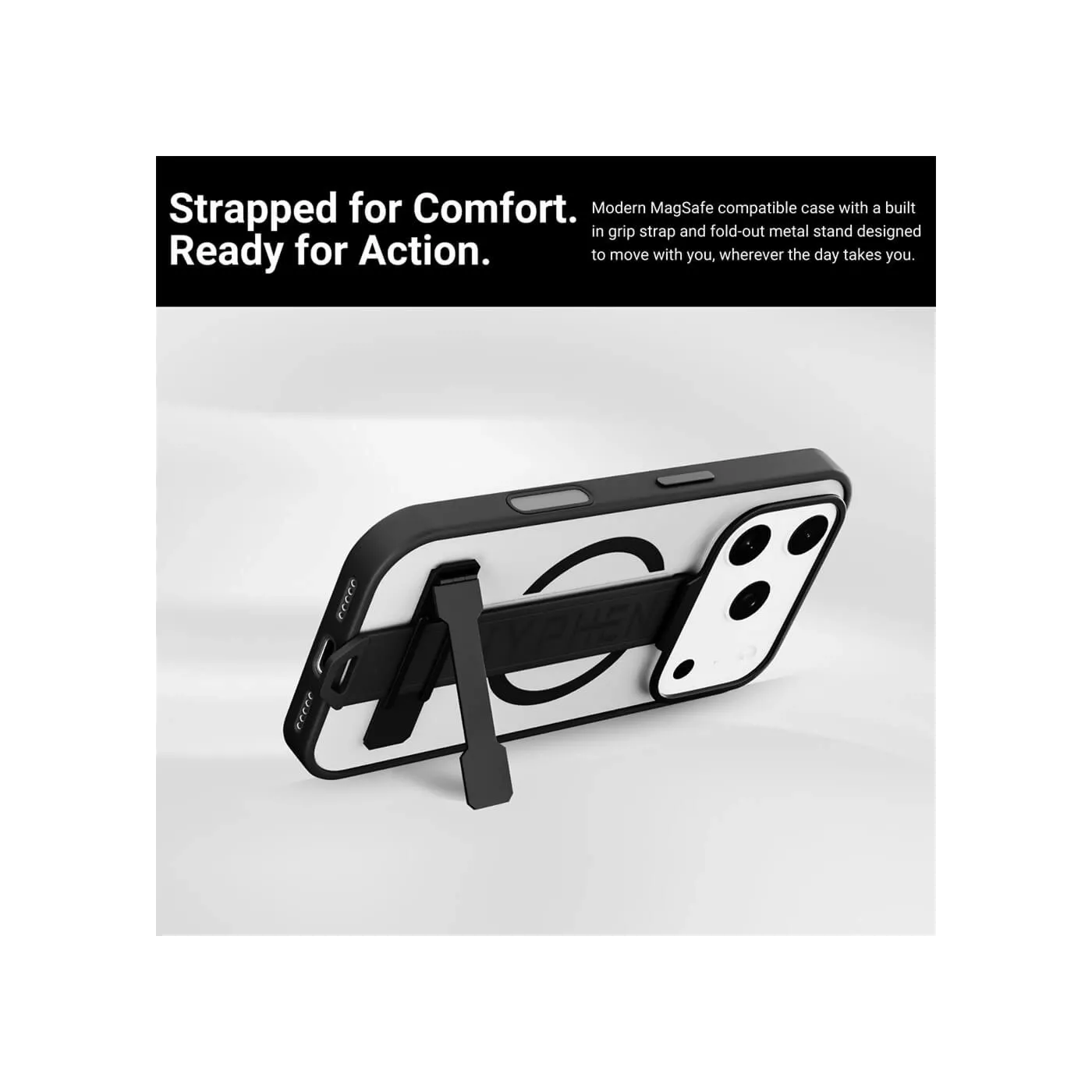 Hyphen Flex Grip & Stand MagSafe Case for iPhone 17
