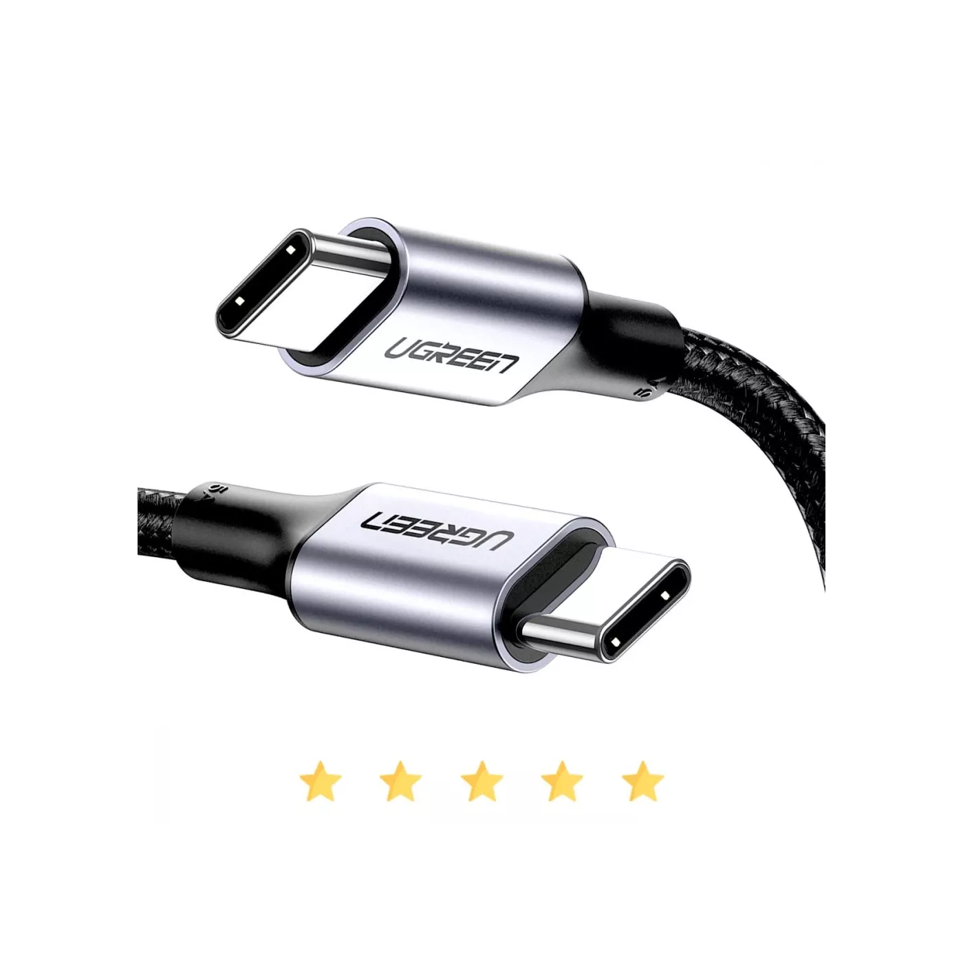UGreen USB-C to USB-C 5A/100W Silicone Braided Cable