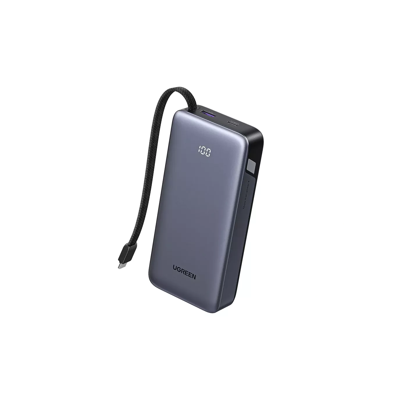 UGreen 20000mAh Power Bank with Built-in Cable