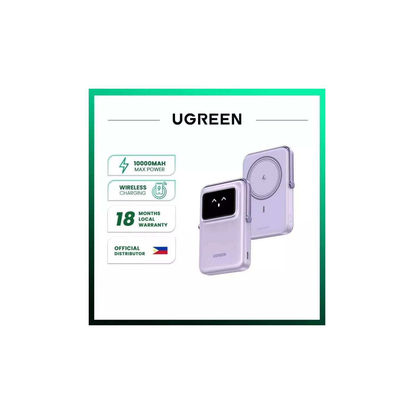 UGreen Uno Magnetic Wireless Power Bank