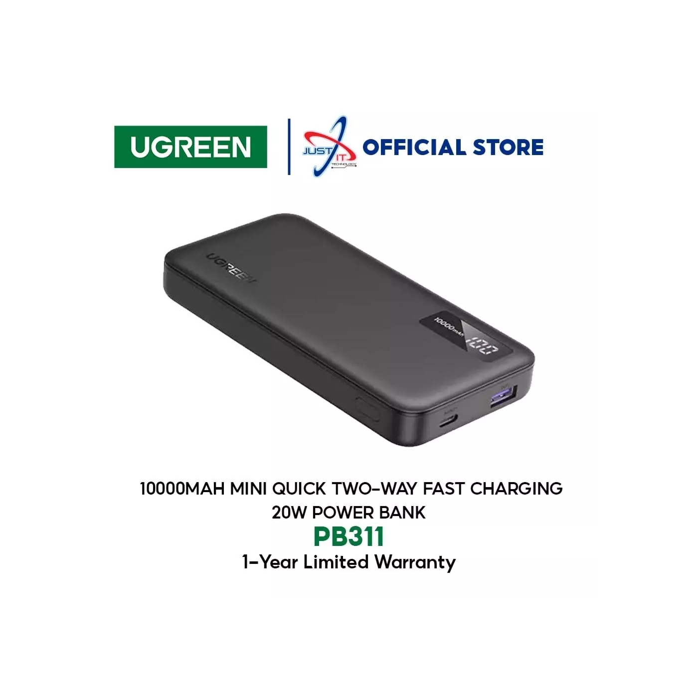 UGreen 20W Two-way Fast Charging Power Bank