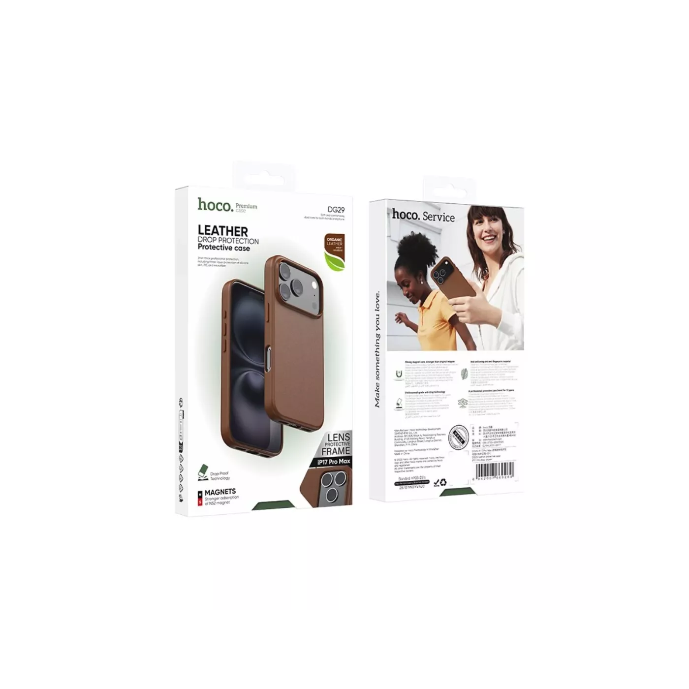 Hoco Leather Protective Case for iPhone 17