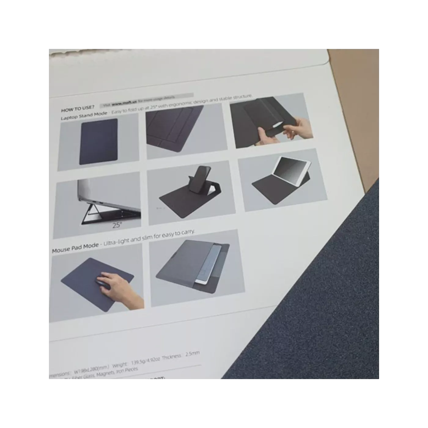 MOFT 2-in-1 Laptop Stand & Mouse Pad