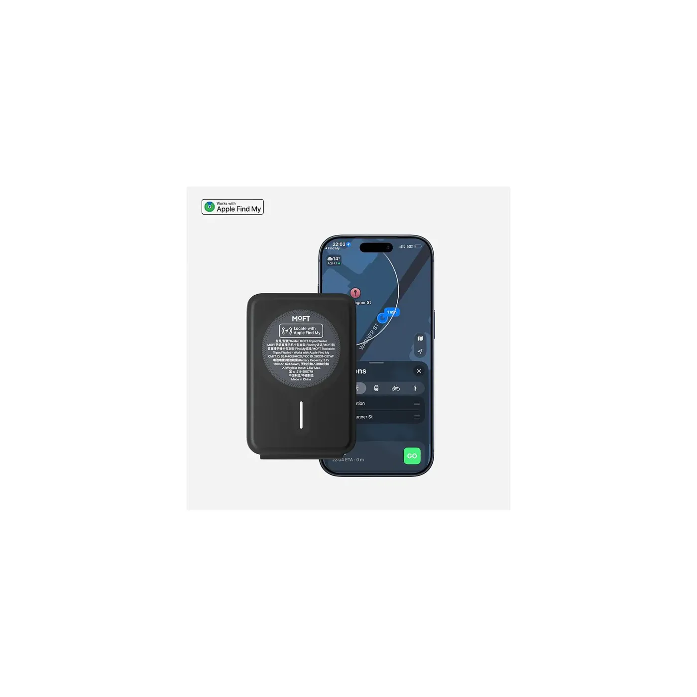 MOFT MOVAS Trackable Tripod Wallet | Gait