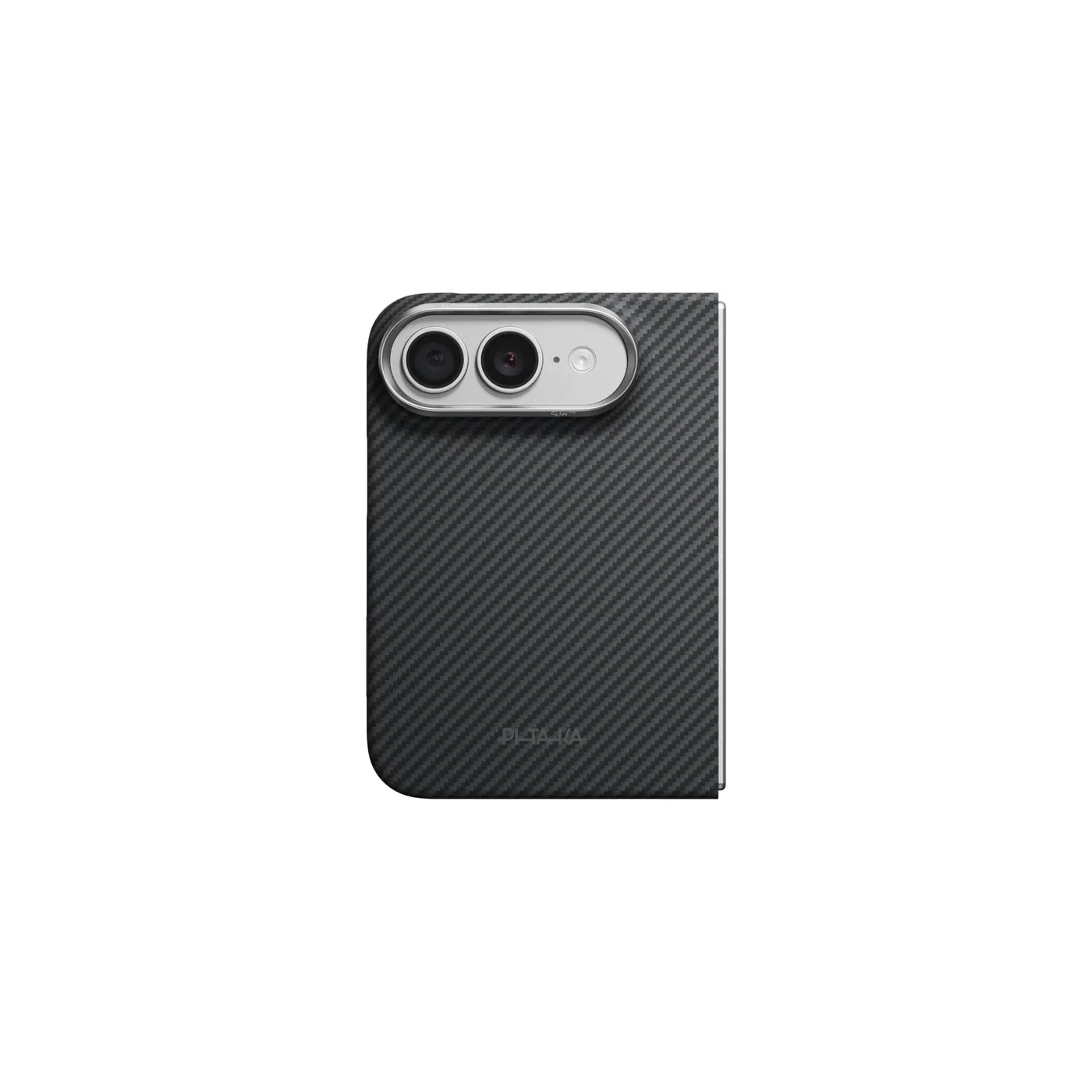 Pitaka Edge U Slim جراب MagSafe لهاتف iPhone Duo - أسود/رمادي