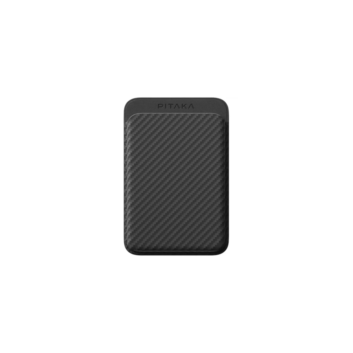 Pitaka MagSafe Woven Wallet Black/Gray