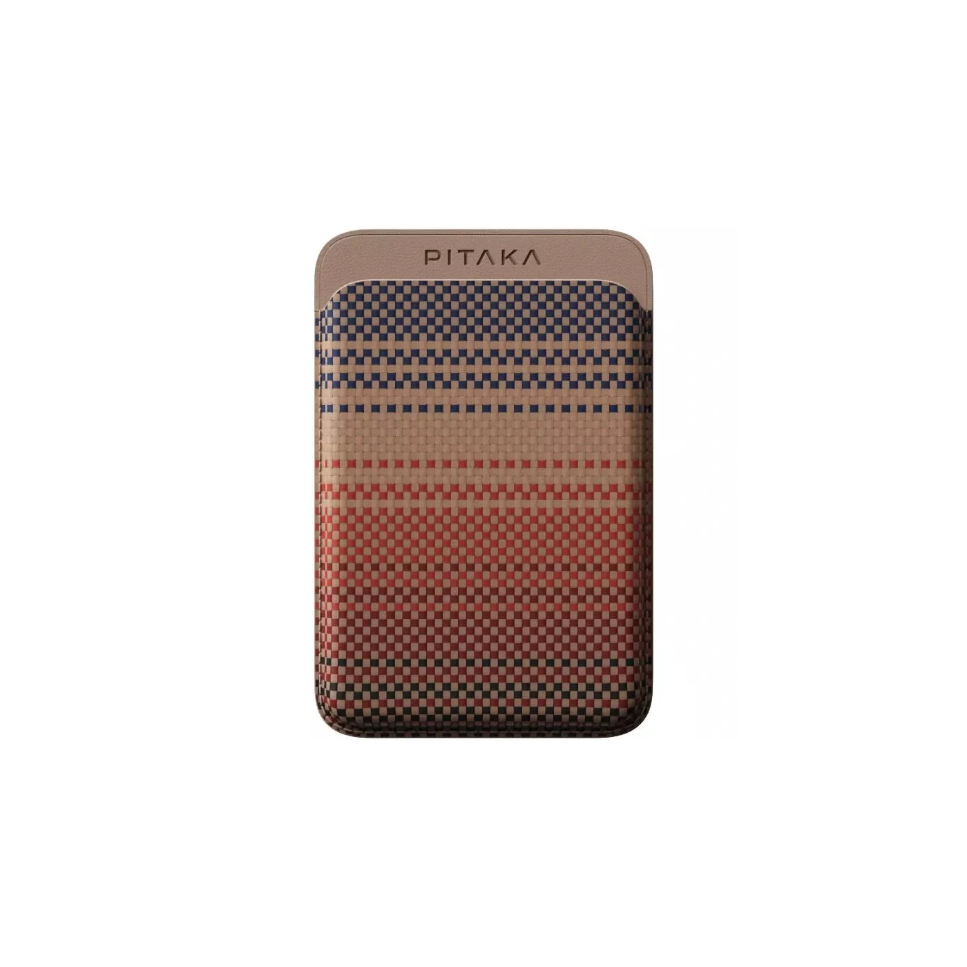 Pitaka MagSafe Woven Wallet Sunset