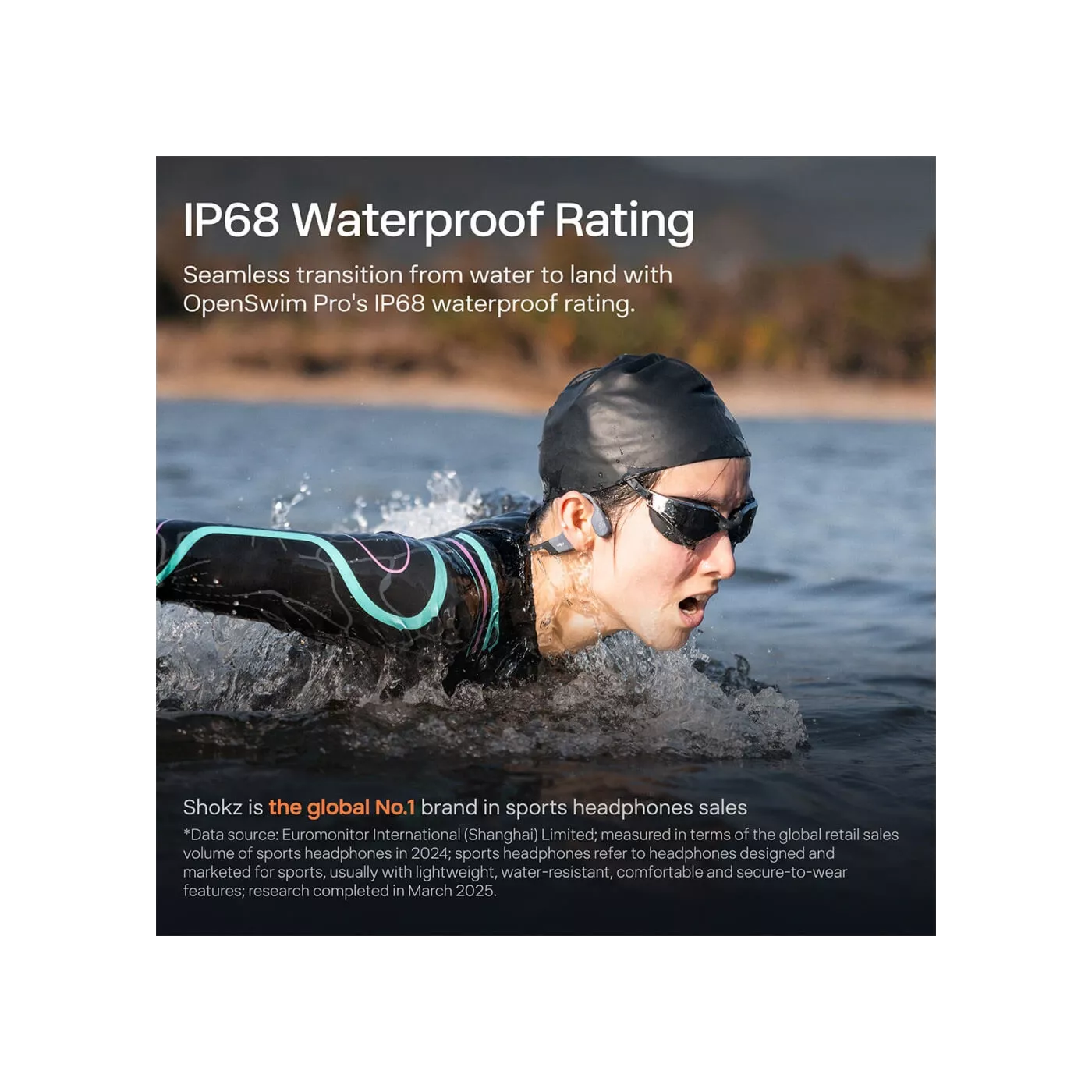 Shokz OpenSwim Pro - Gray