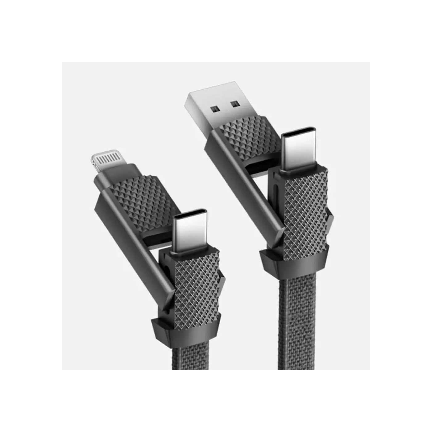 Energea Gocharge 4-in-1 Cable (1m) Cable - Black
