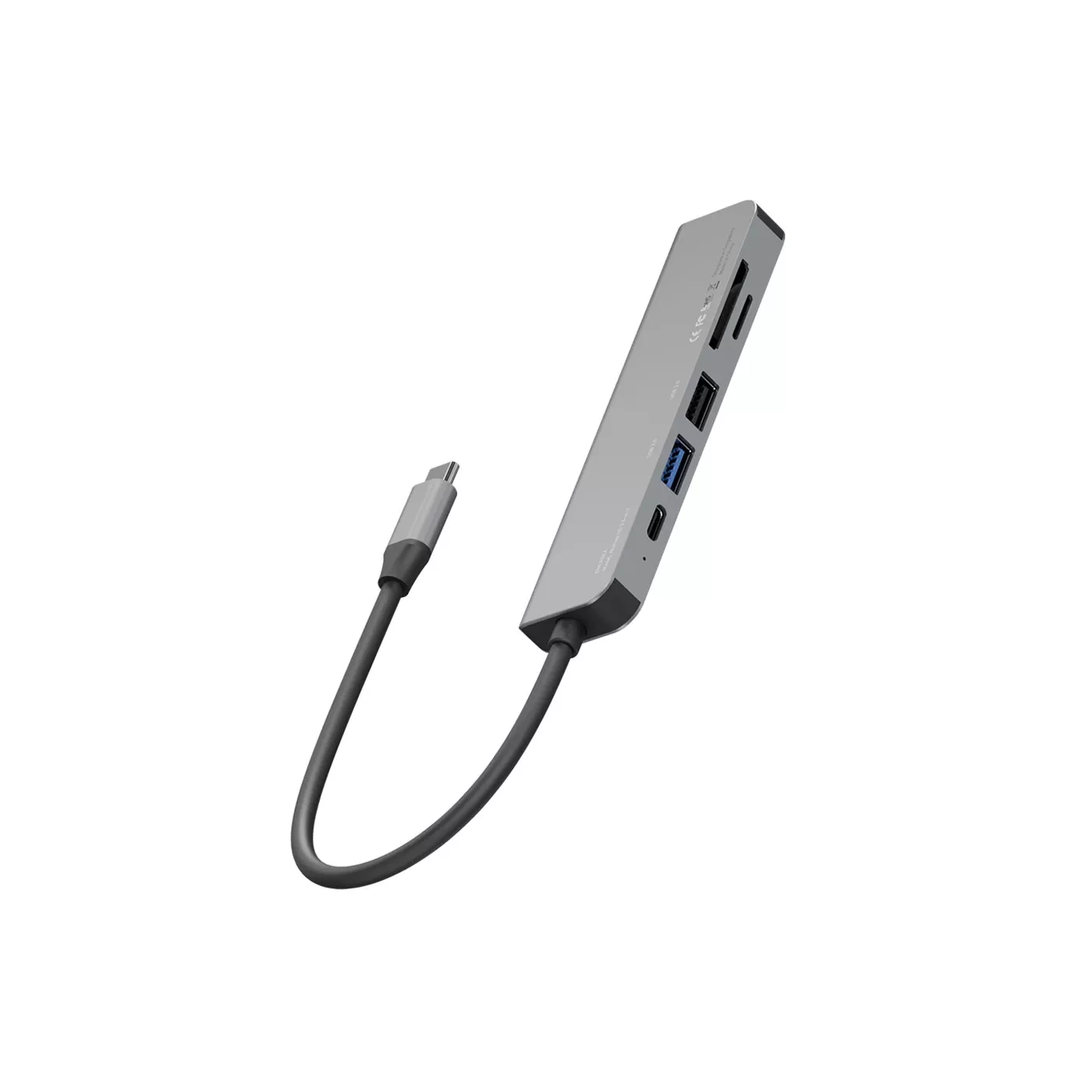 Energea Aluhub HD3 6-in-1 Hub - Gunmetal
