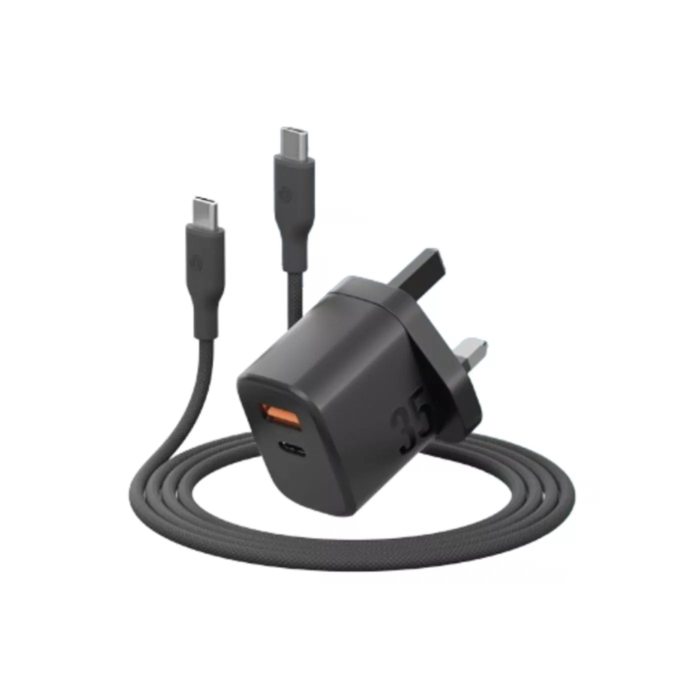Energea GoPort Velox 35W Charger & Cable Bundle