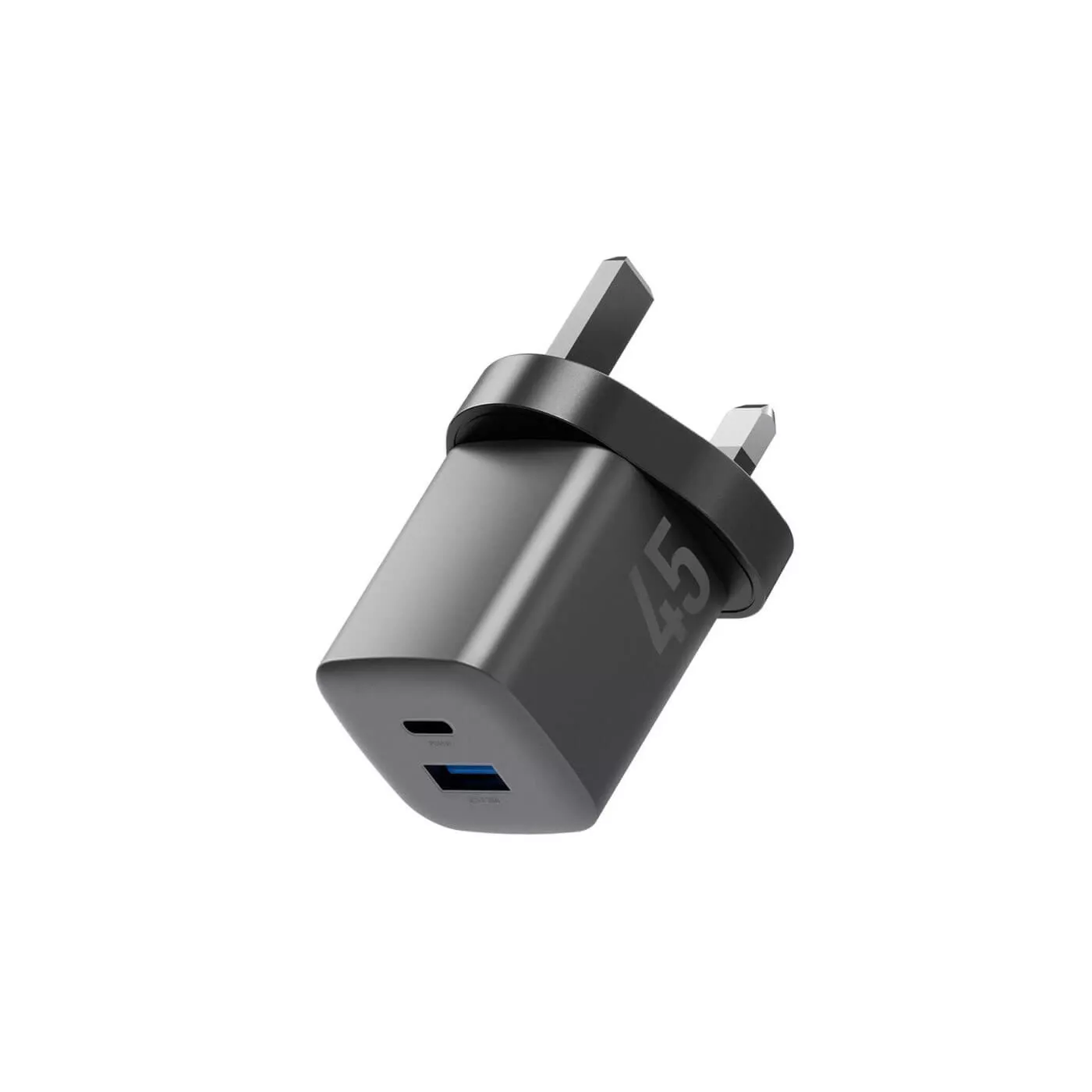 Energea Ampcharge Mini Wall Charger 45W - Gunmetal