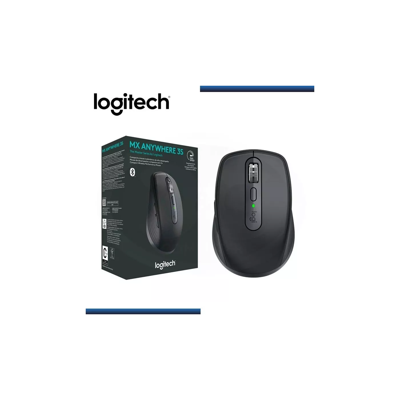 Logitech MX Anywhere 3S Wireless Mouse - Graphite