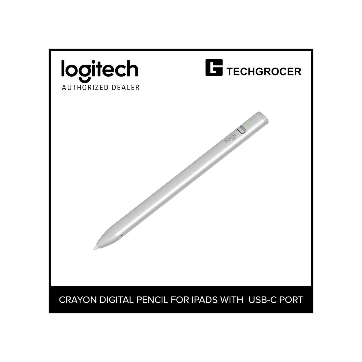 Logitech Crayon (USB-C) - Silver
