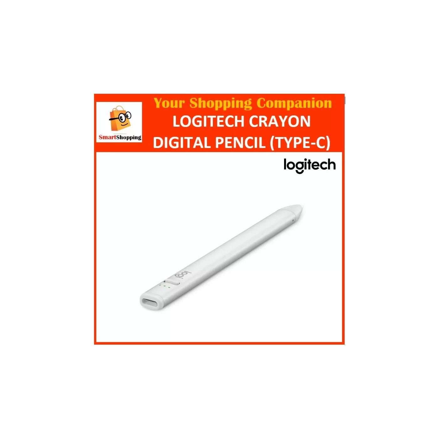 Logitech Crayon (USB-C) - Silver