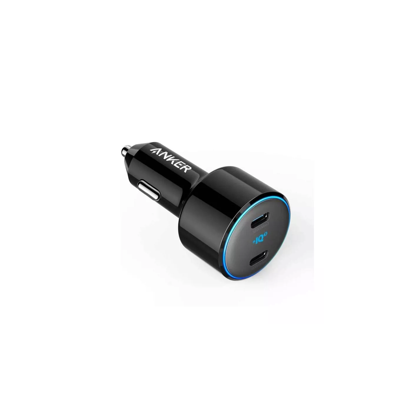 Anker Powerdrive+ Duo 48W Car Charge r- أسو د