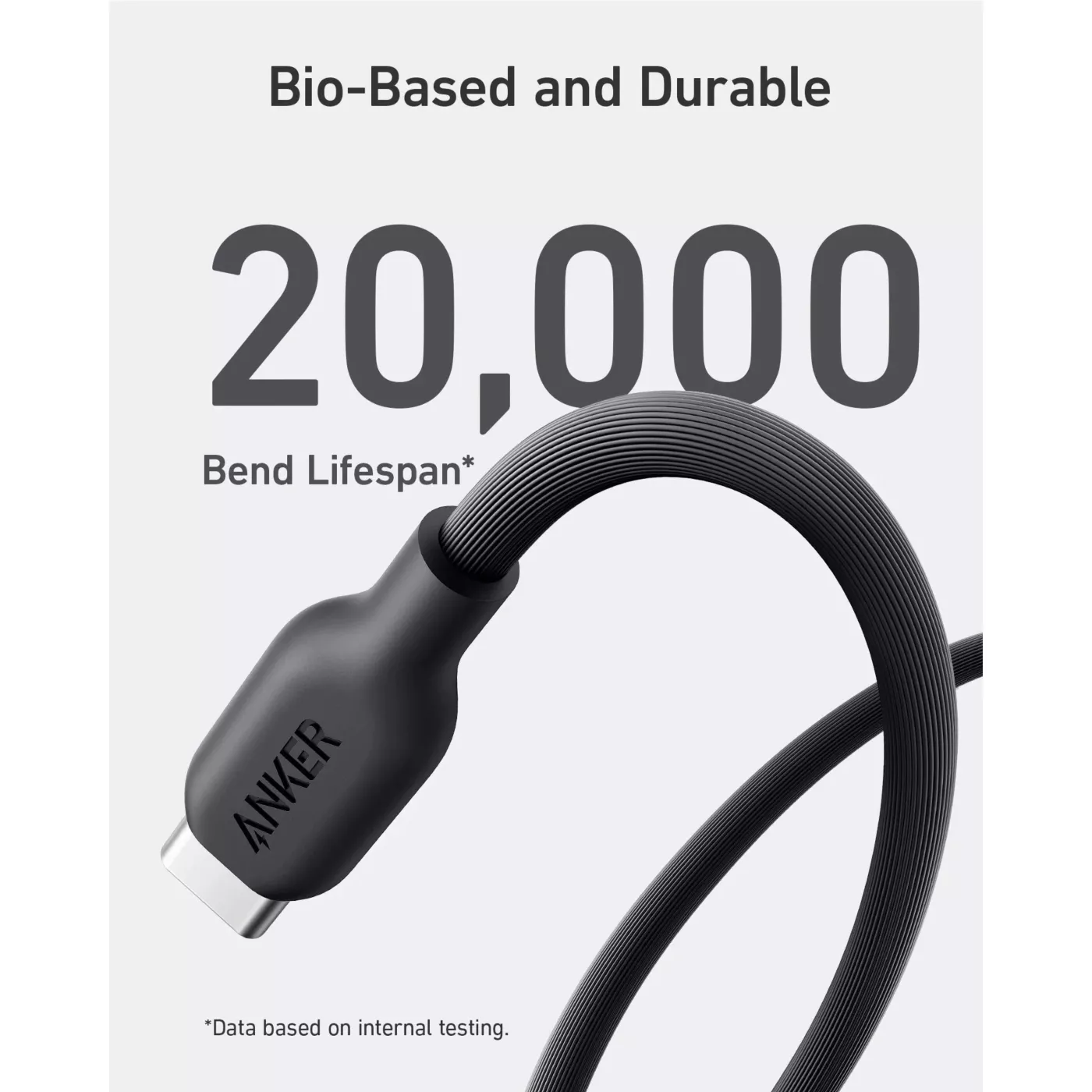 Anker USB-C to Lightning Cable Bio Based (2m)-White