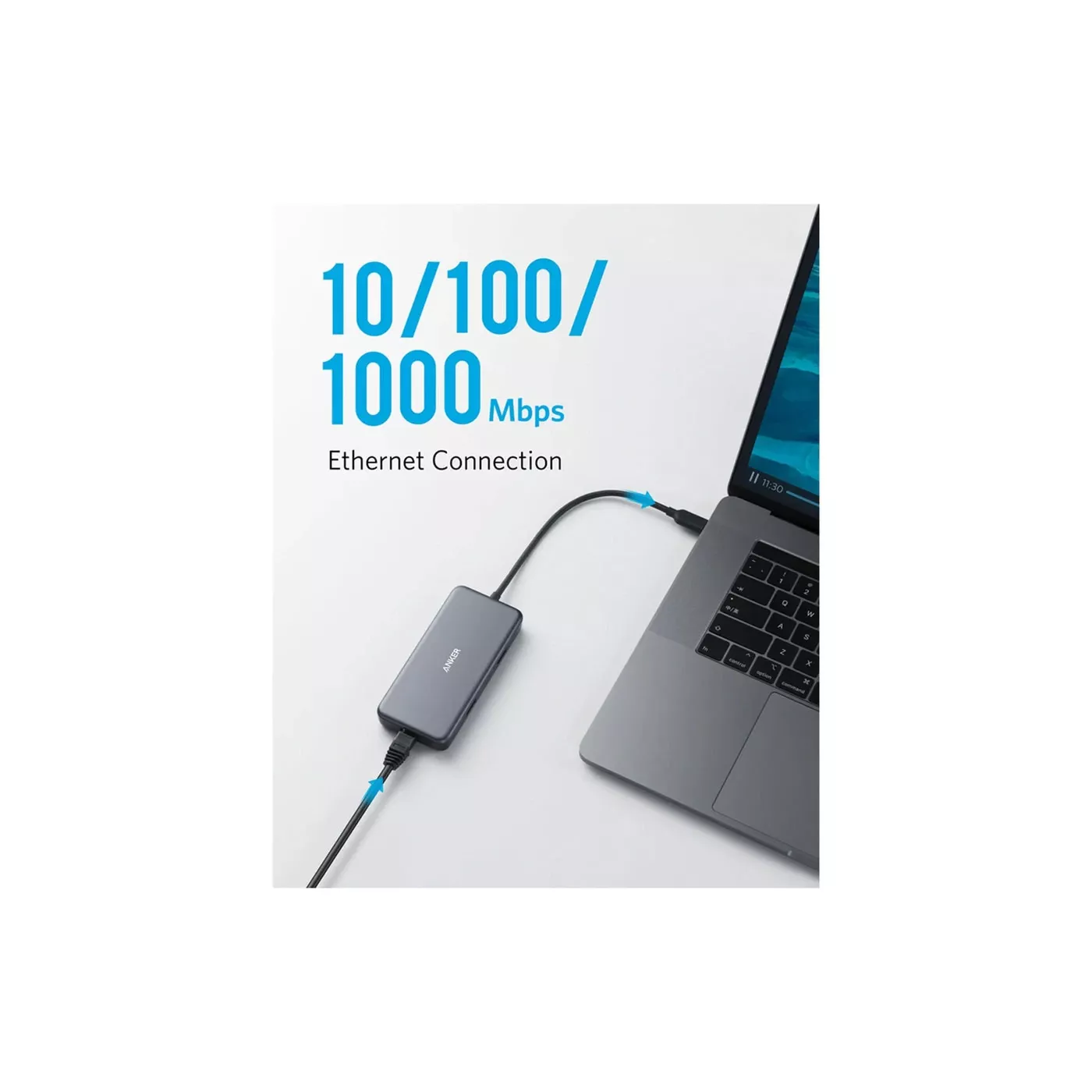 Anker Premium 7-in-1 USB-C Hub - Gray
