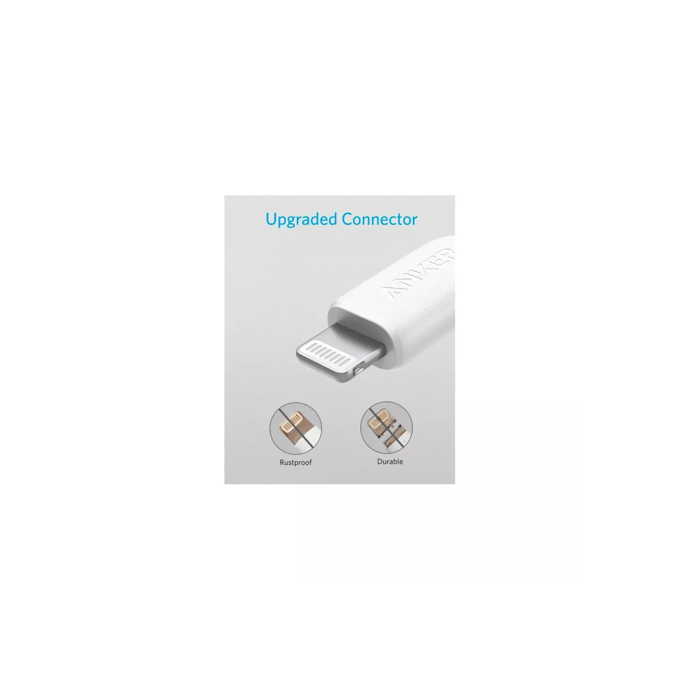 Anker PowerLine III USB-A - Lightning Cable (2m) - White