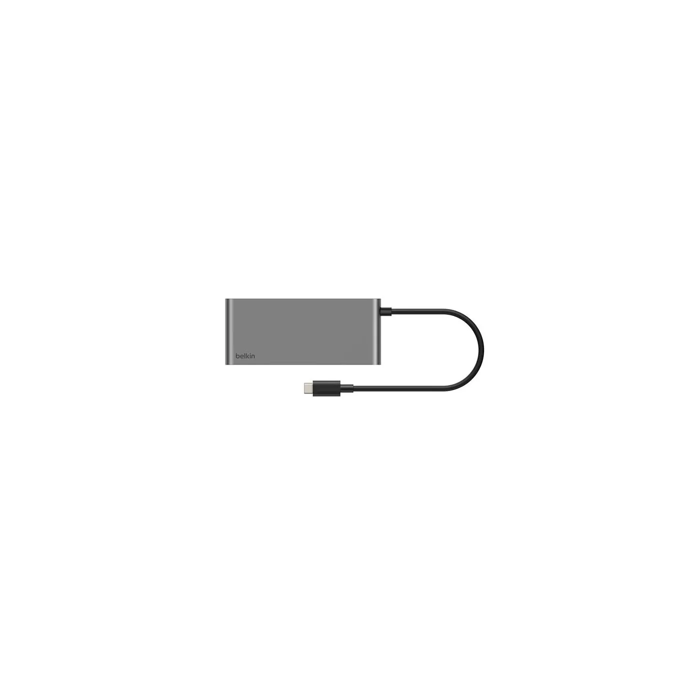 Belkin موزع منافذ USB-C 7 في 1 مع منفذي USB-C بقدرة 100W - فضي