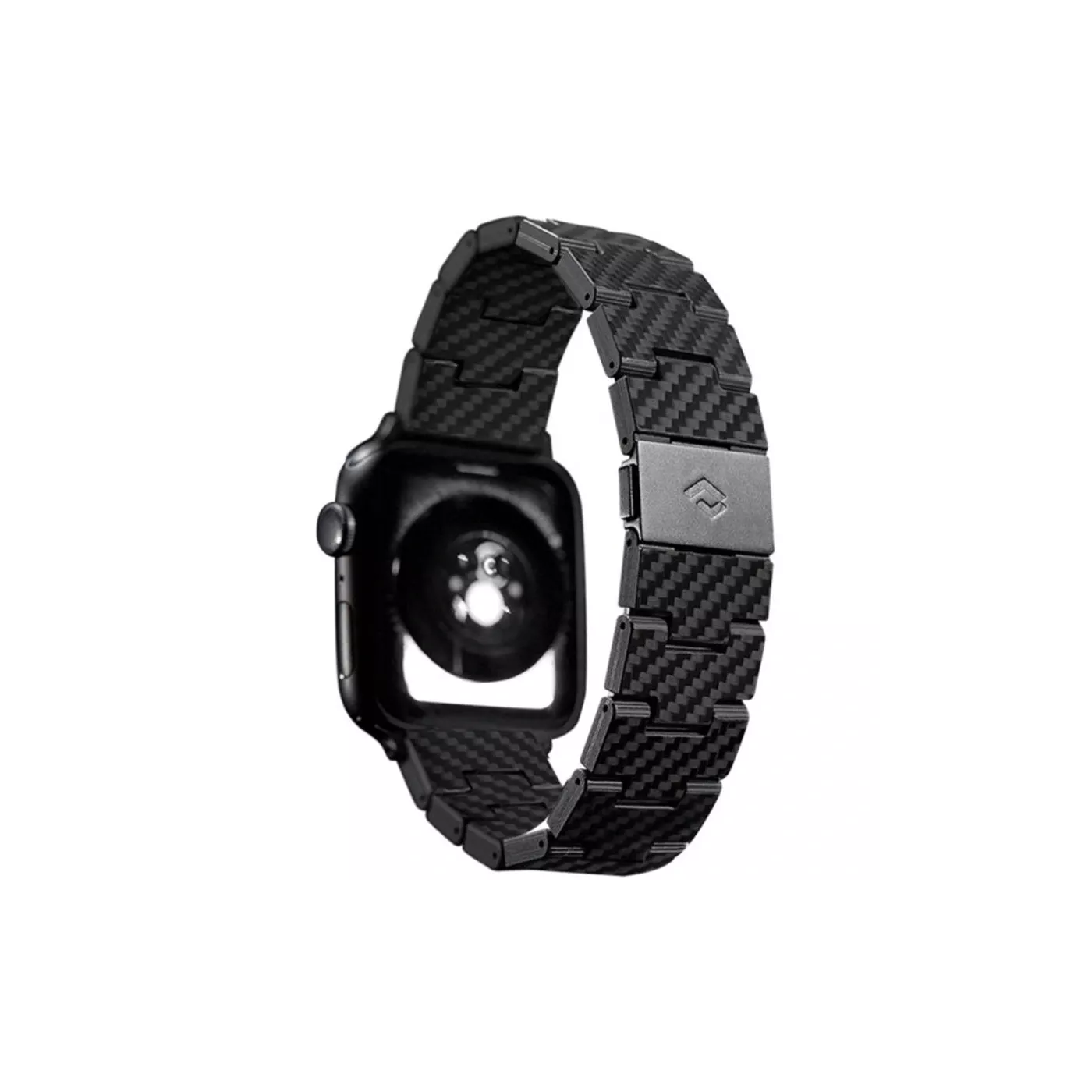 Pitaka Link Apple Watch 42-49mm Bracelet Bank - Carbon Fiber