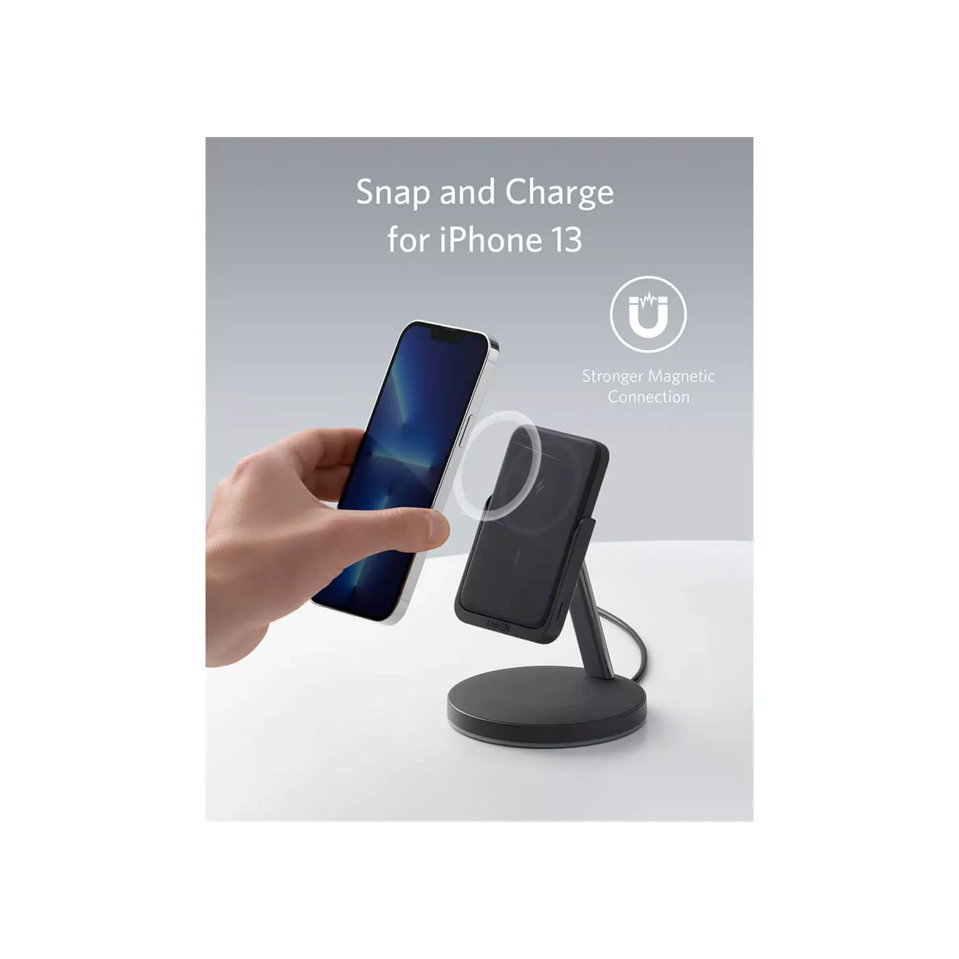 Anker MagGo 2-in-1 Magnetic Battery Stand Bundle (UK)