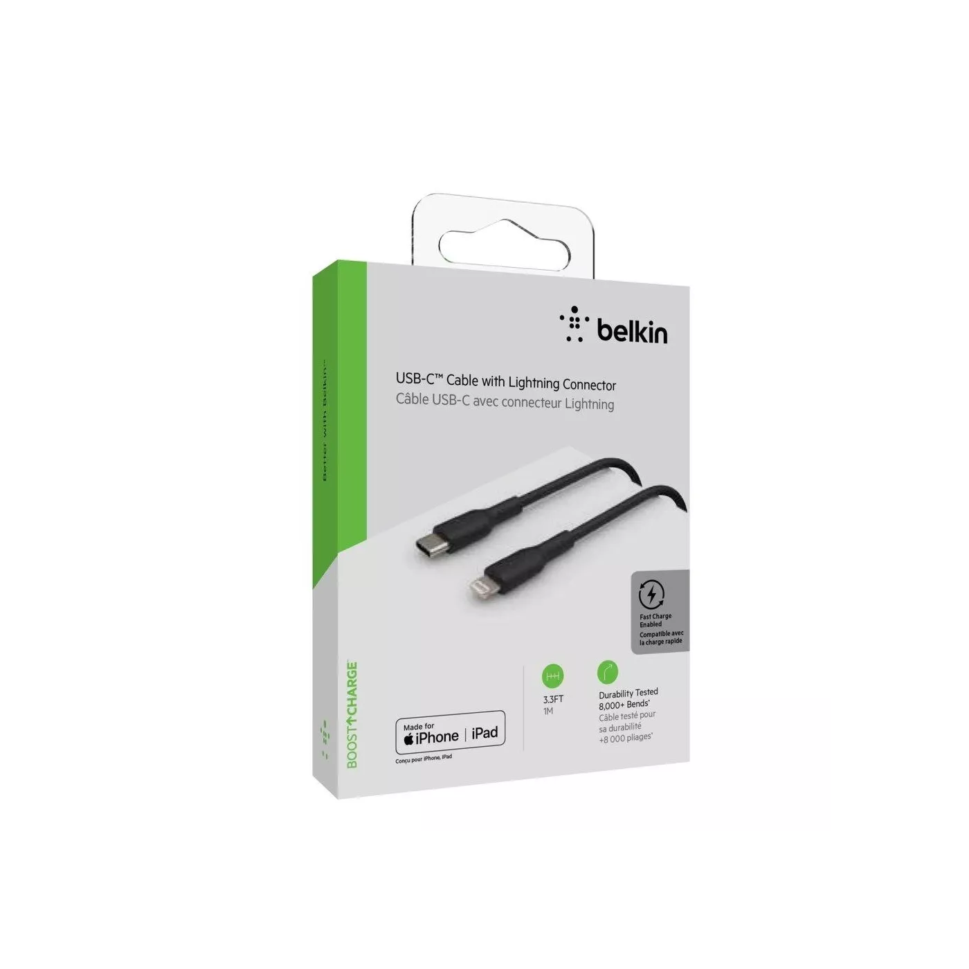 Belkin Pvc Lightning TO USB-A Cable - (1m) Black