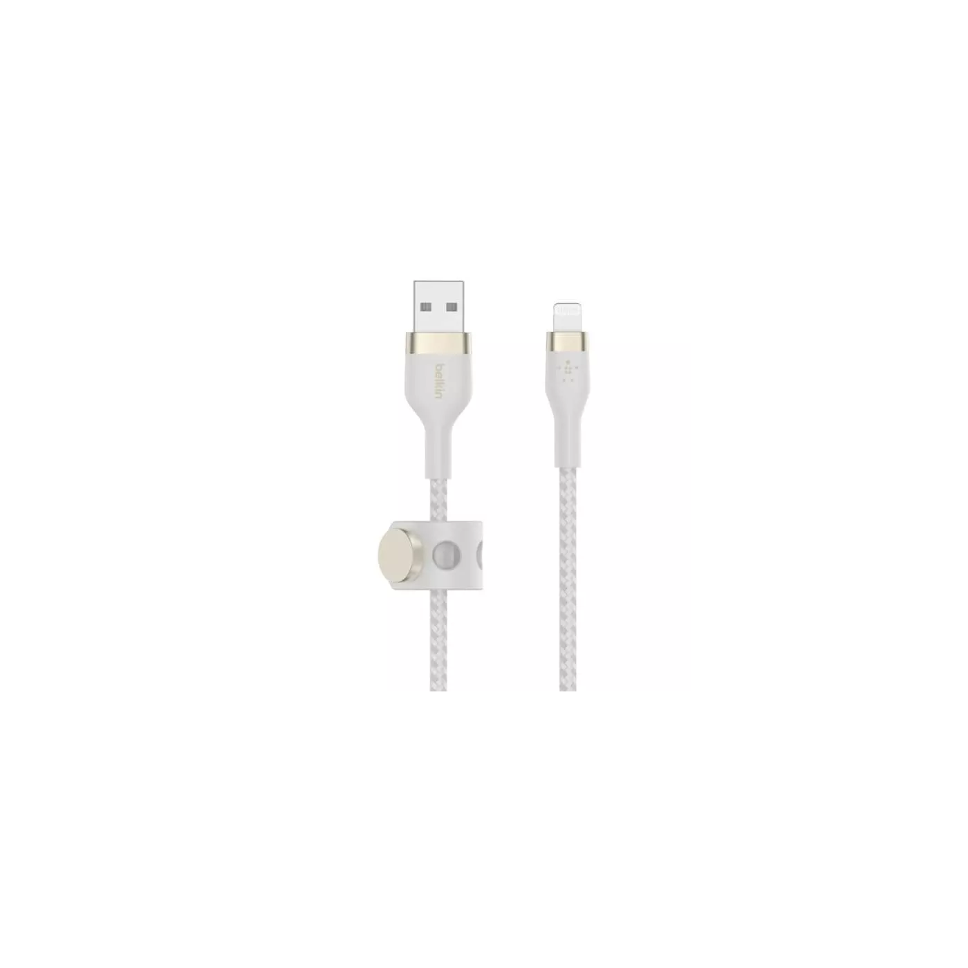 Belkin USB-A TO Lightning Cable - Ultra Soft Sil (1m) White