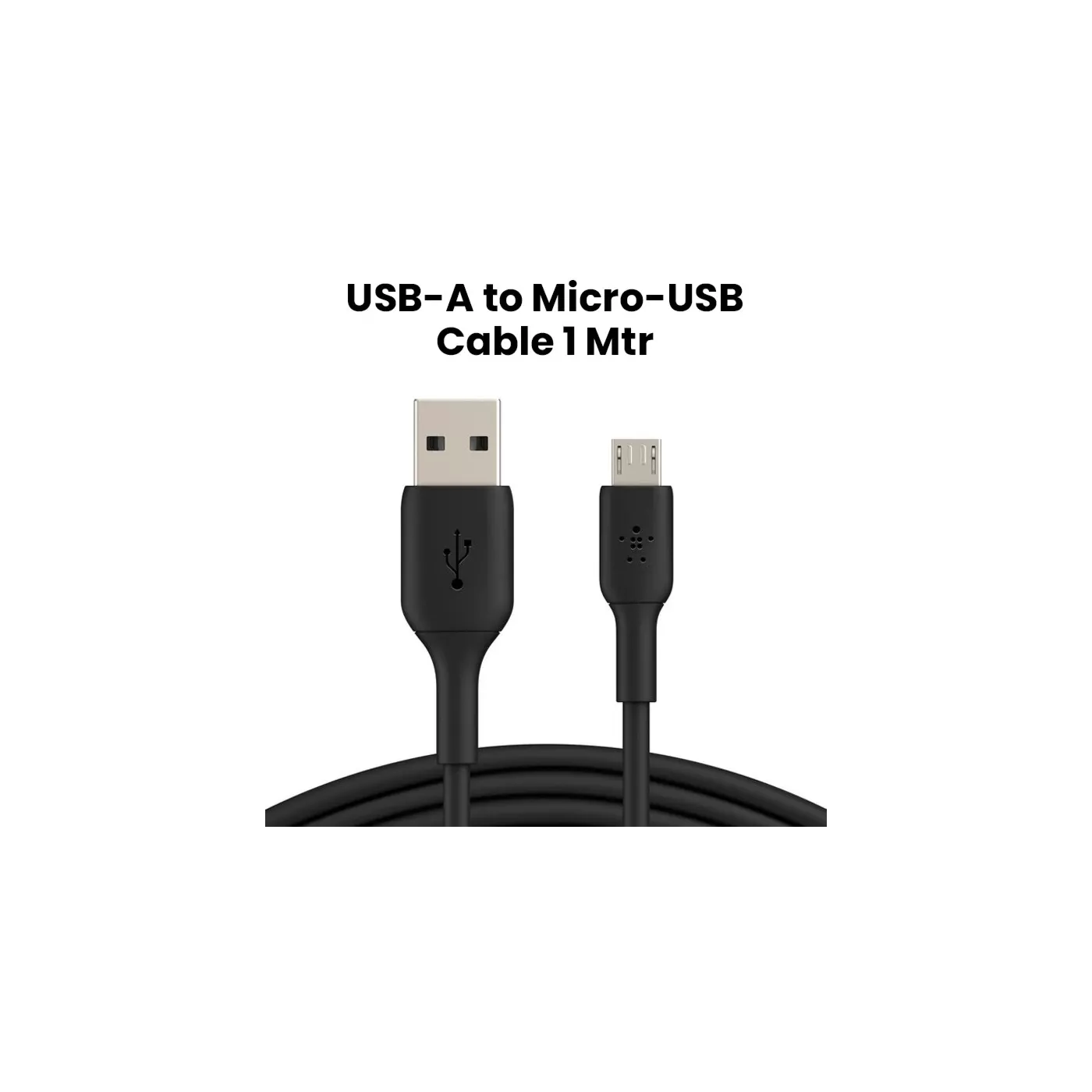 Belkin Pvc Micro USB - USB-A Cable (1m) - Black