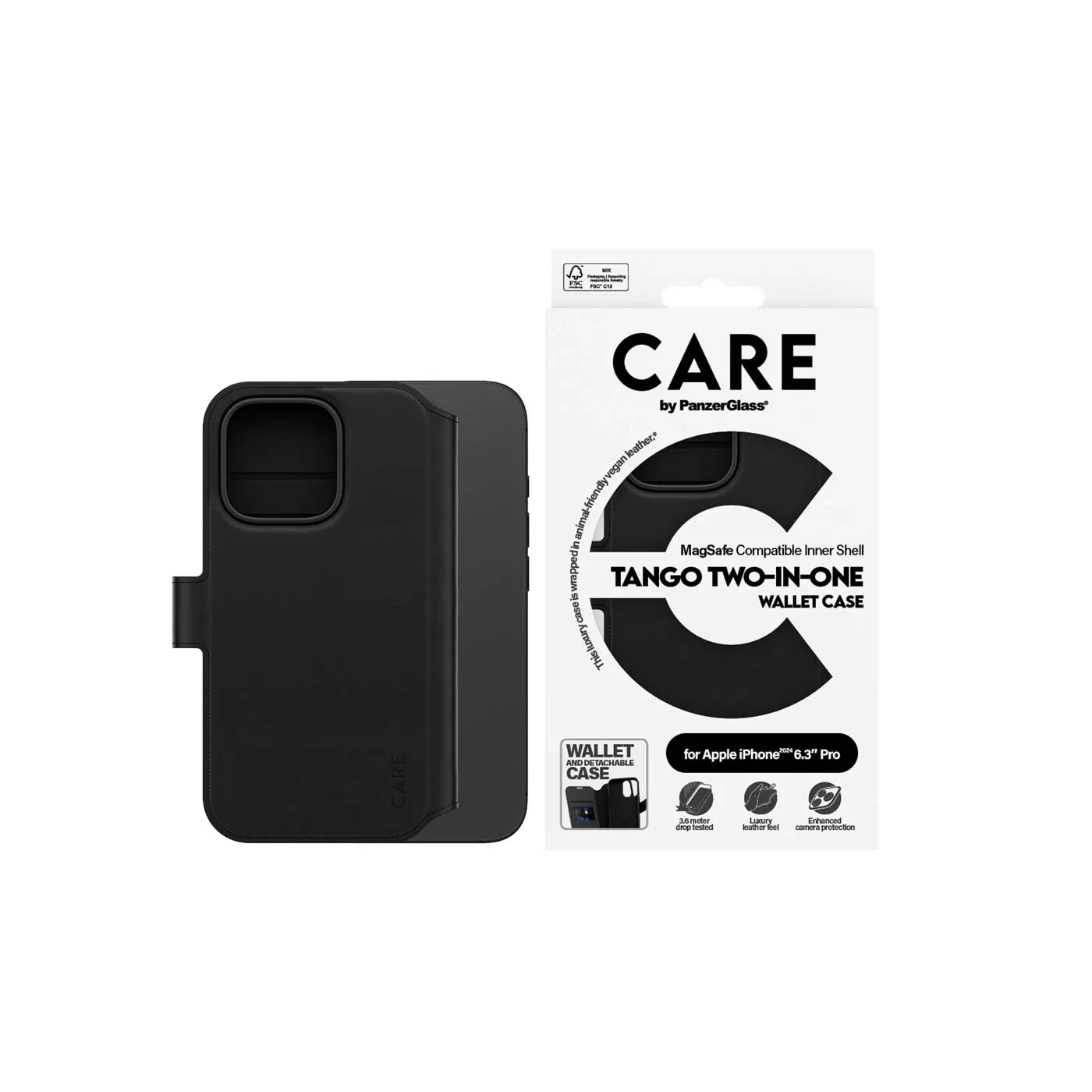 PanzerGlass Case iPhone 16 Pro Max Wallet Case