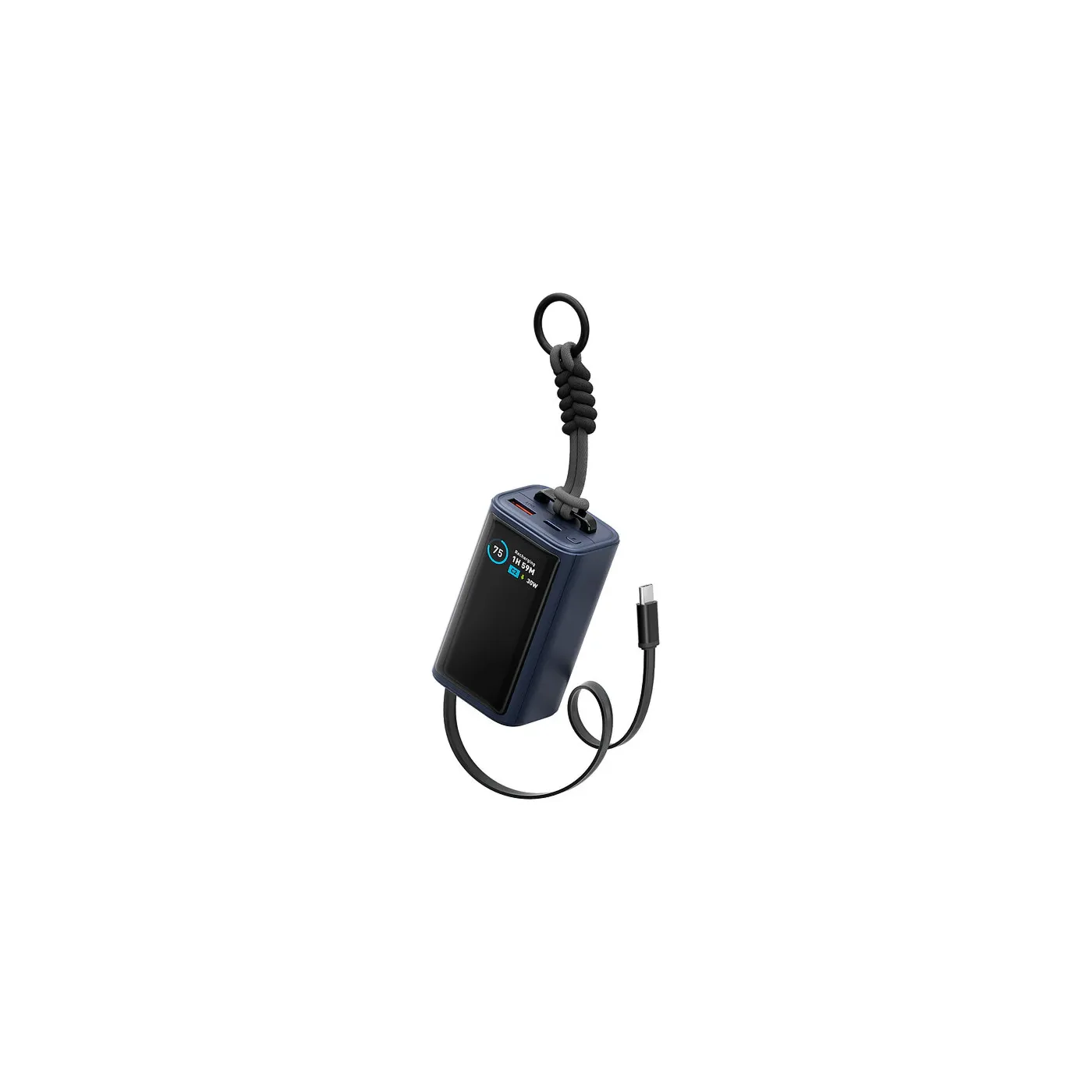 Energea Power Bank 10K 45W with Retractable Cable & Display | Gait