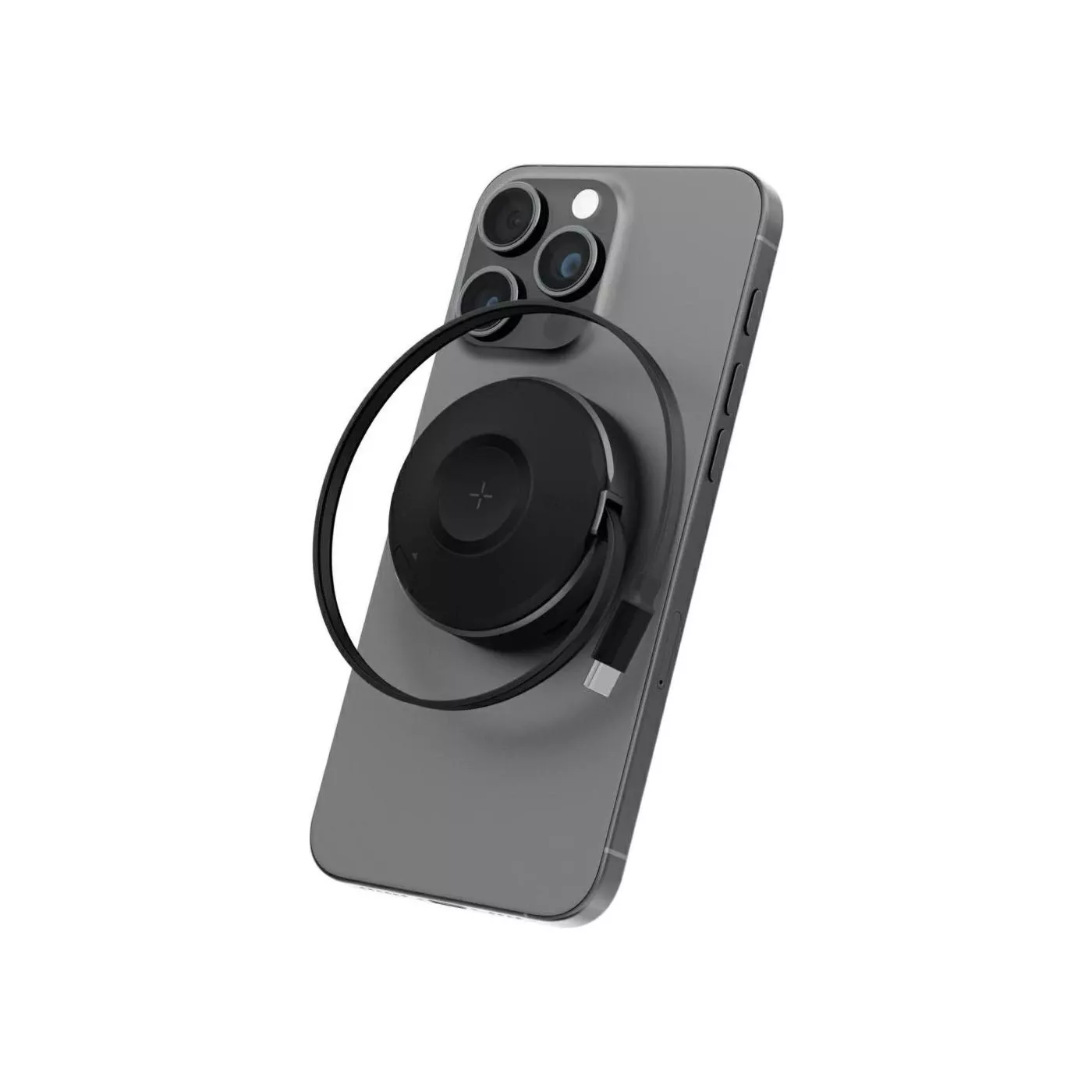 Energea Wireless Charger with Retractable Cable
