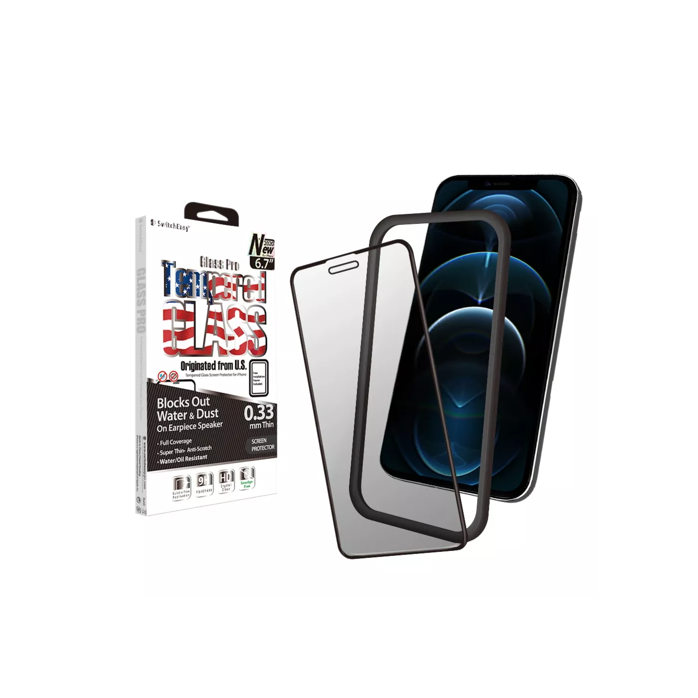 SwitchEasy Glass Hero Screen Protector for iPhone 13/13 Pro