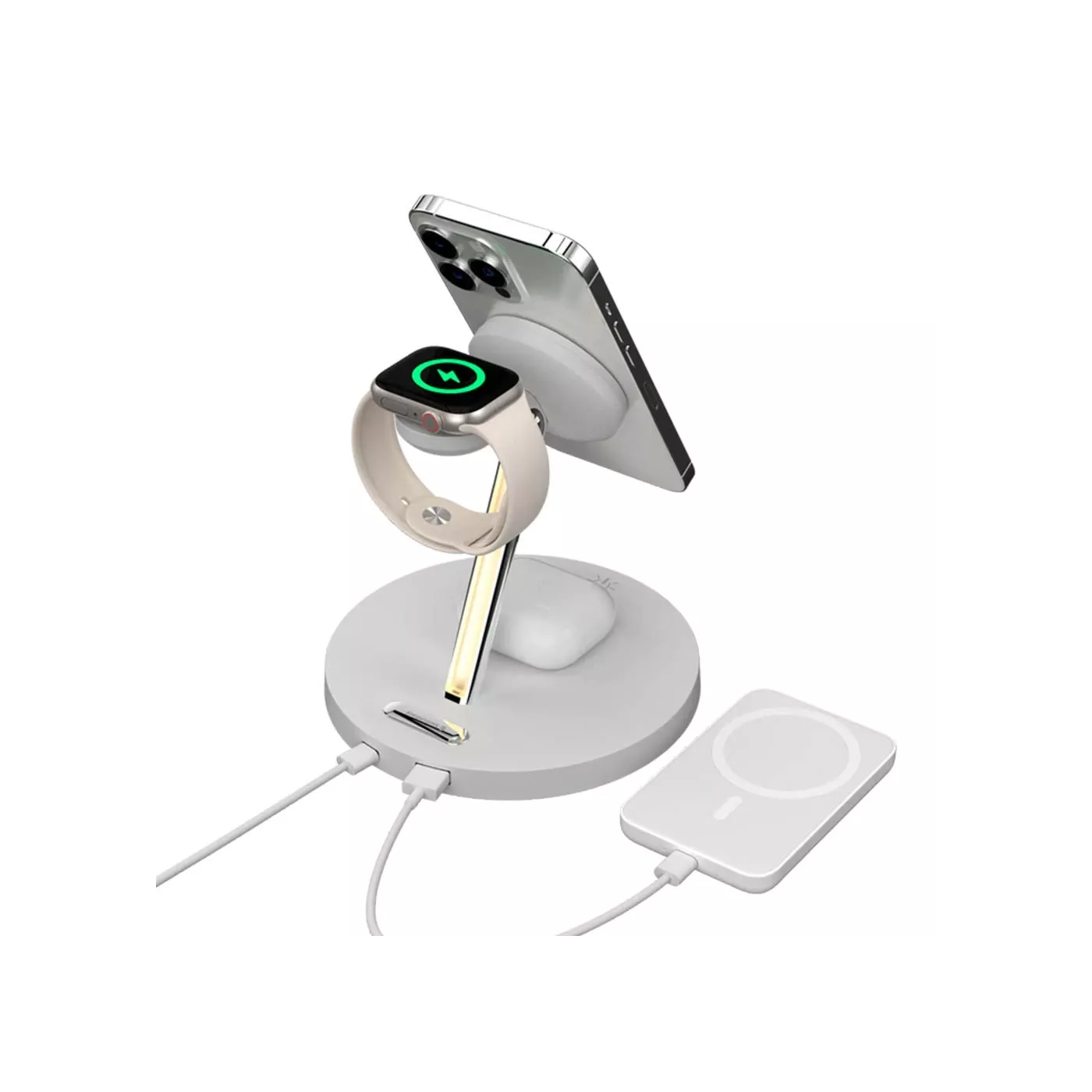 MagEasy MagPower 3-in-1 Magnetic Wireless Charging Stand 15W