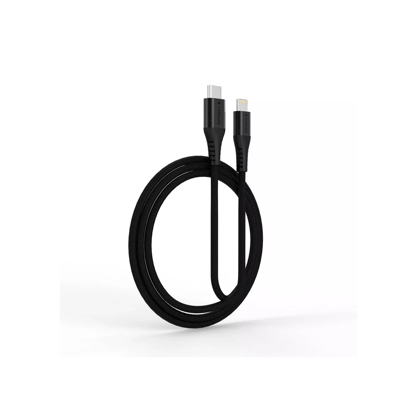 SwitchEasy LinkBuddy USB-C to Lightning MFi Cable (1.5m) - Black